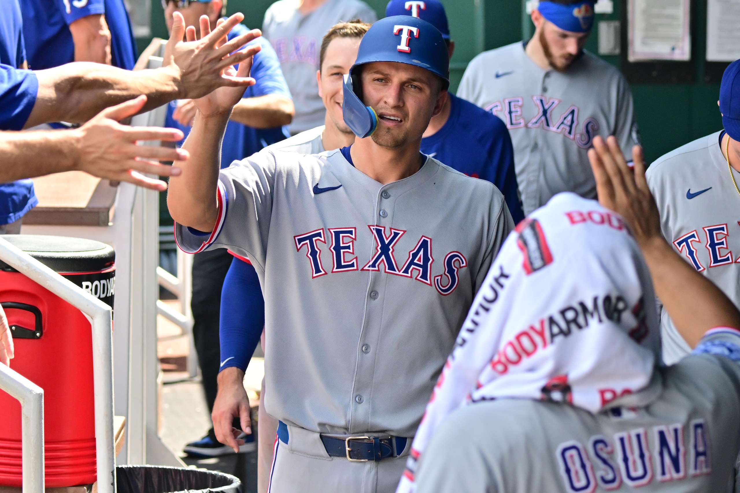 MLB: AUG 21 Rangers at Royals