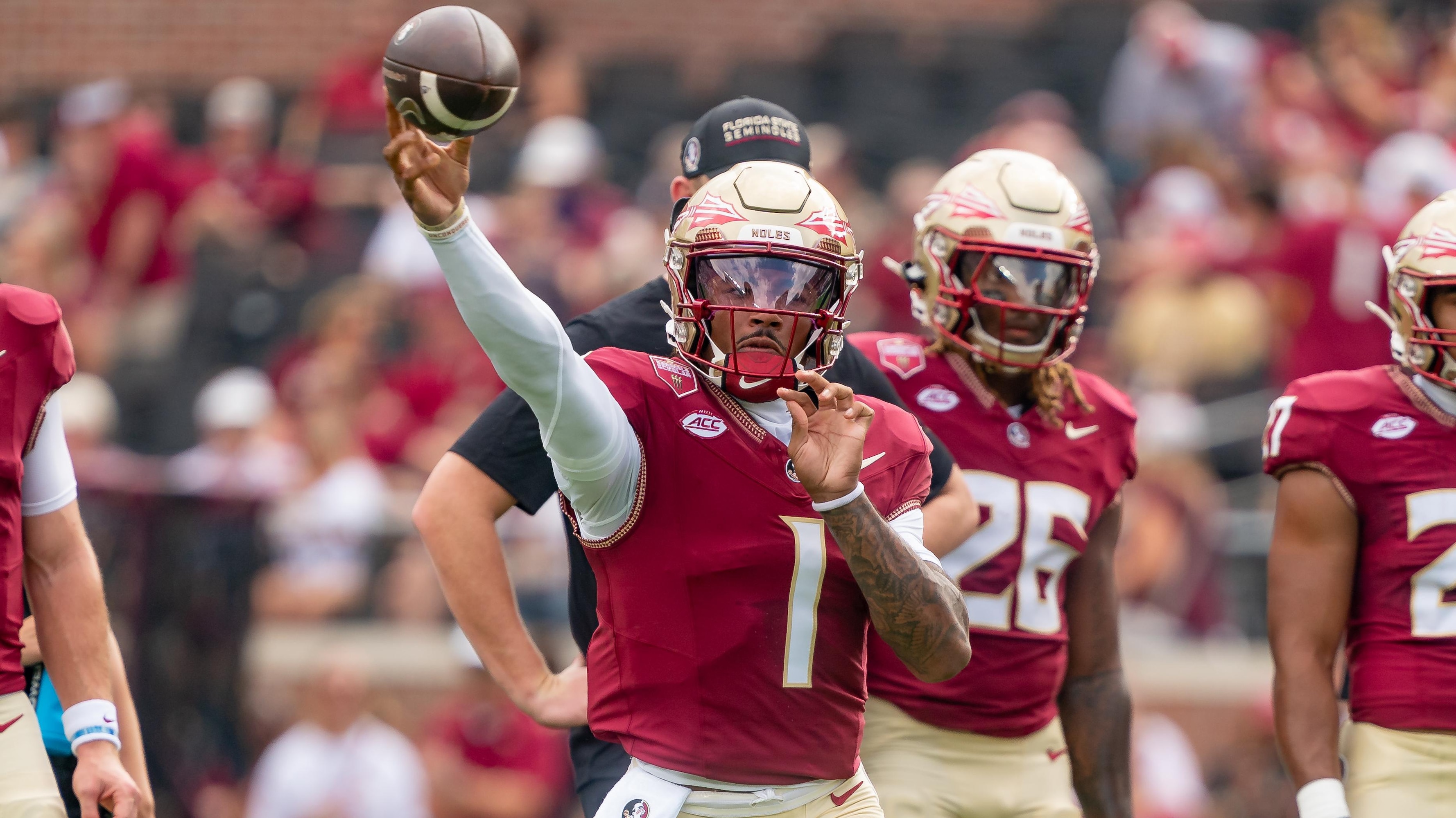 Tommy Castellanos 'Thankful' FSU 'Believed in Me' After Upset Win vs. No. 8 Alabama