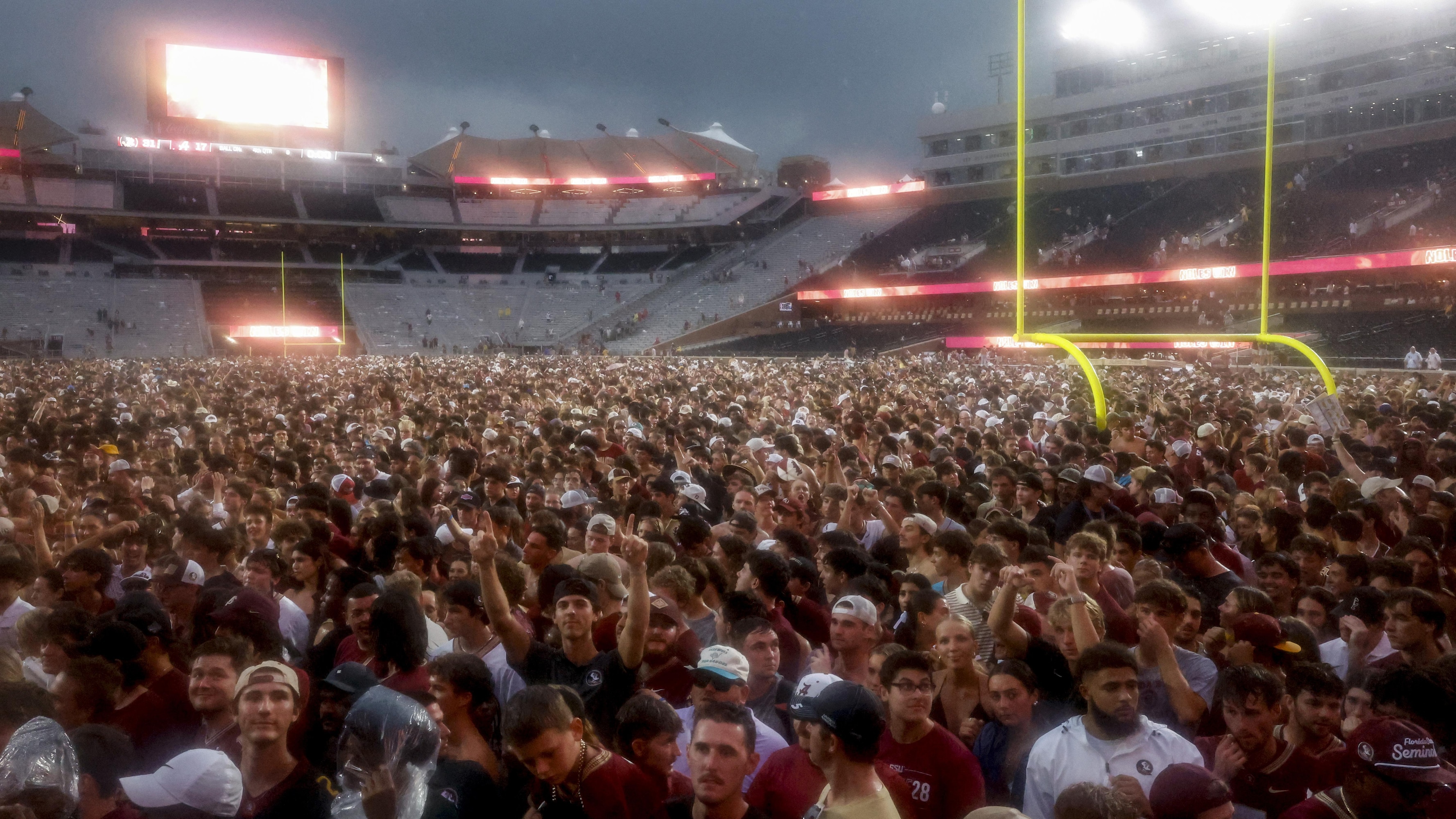 FSU Fined $50K After Fans Stormed Field Following Alabama Upset in 2025 CFB Week 1