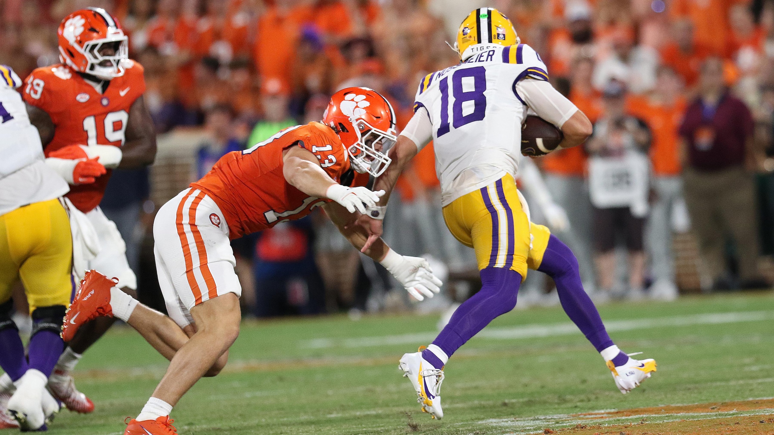 COLLEGE FOOTBALL: AUG 30 LSU at Clemson