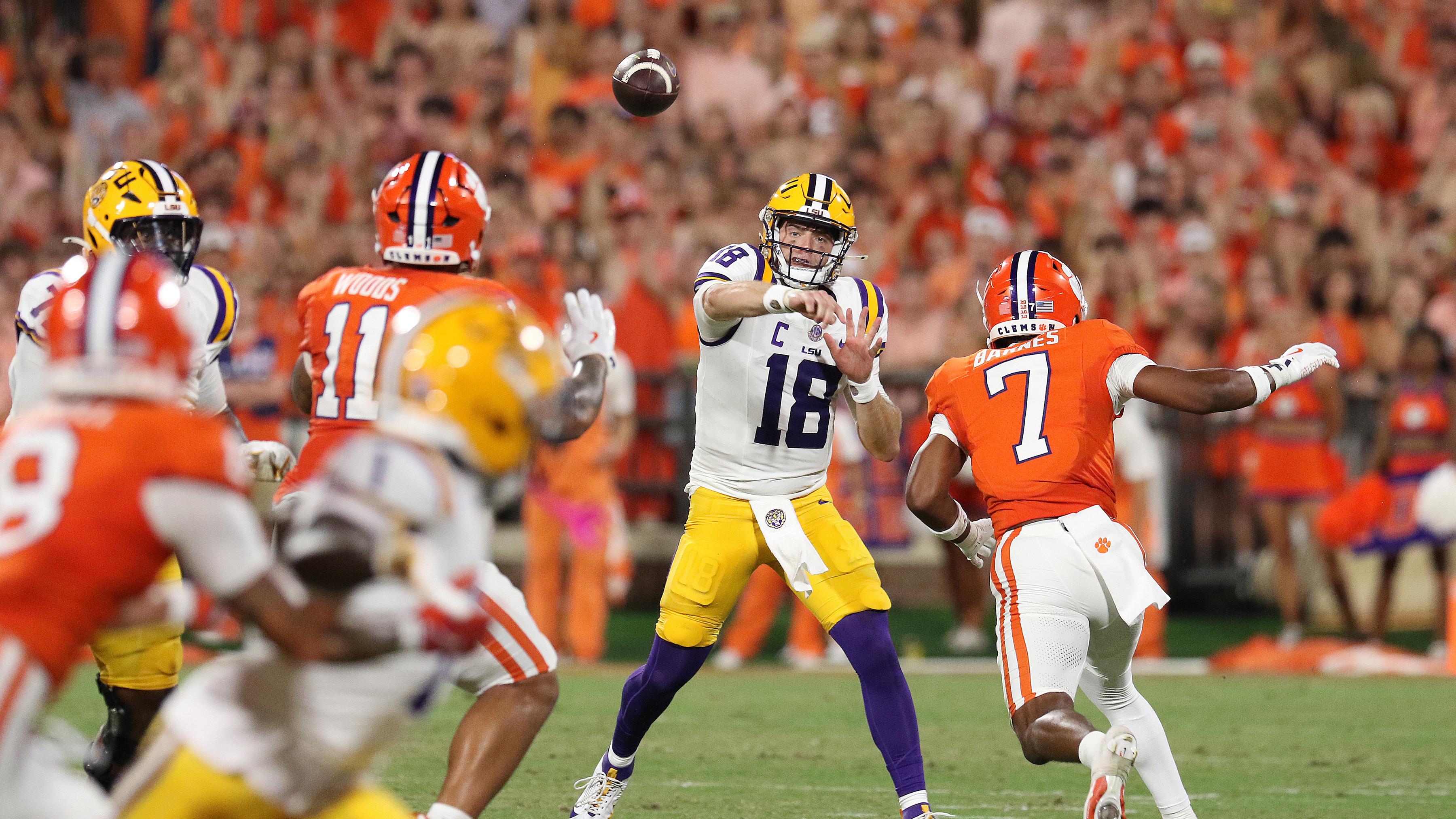 COLLEGE FOOTBALL: AUG 30 LSU at Clemson