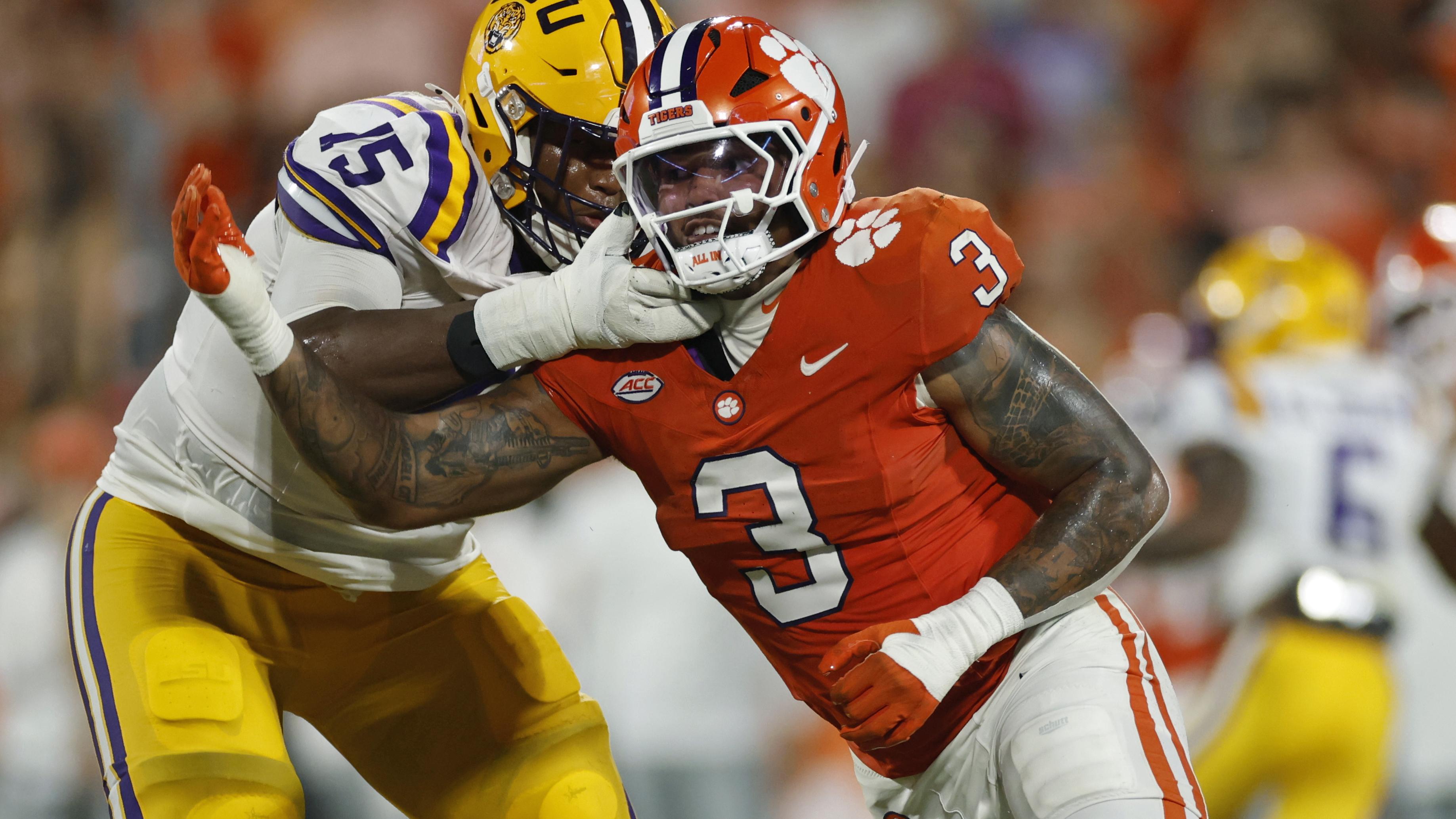 COLLEGE FOOTBALL: AUG 30 LSU at Clemson
