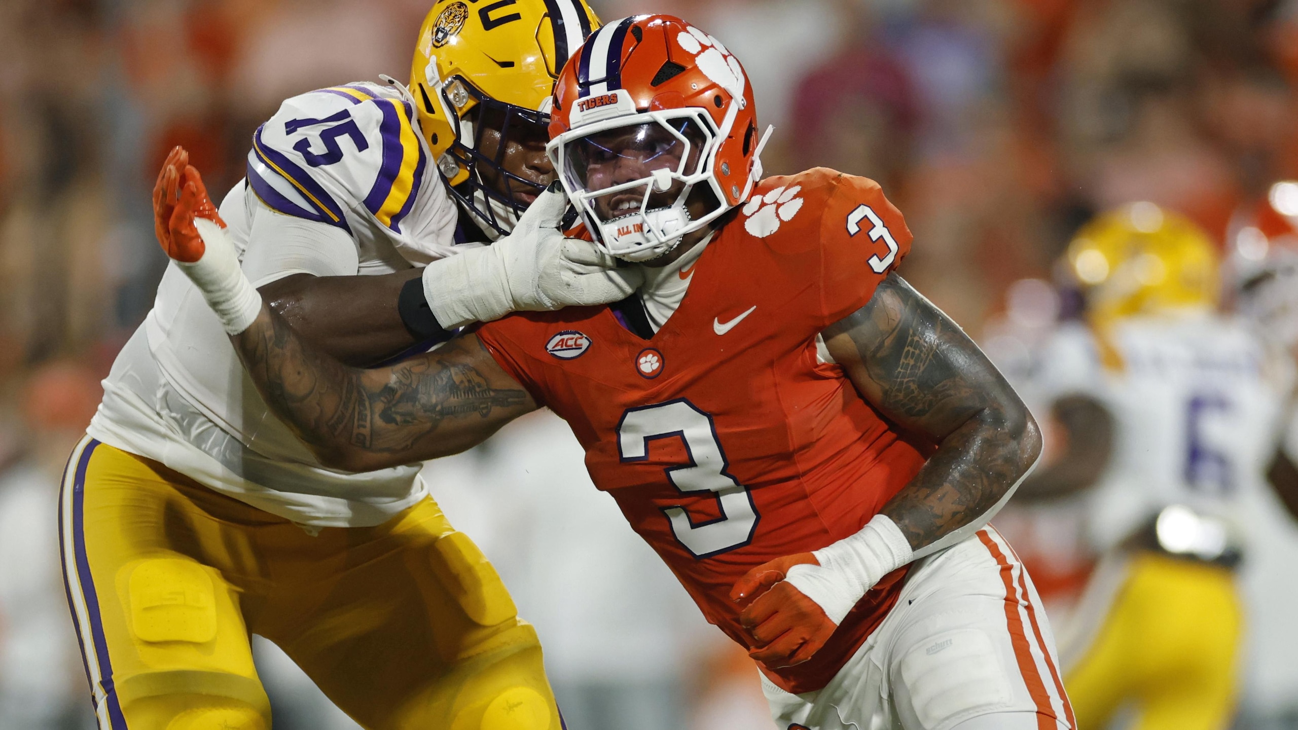 COLLEGE FOOTBALL: AUG 30 LSU at Clemson COLLEGE FOOTBALL: AUG 30 LSU at Clemson