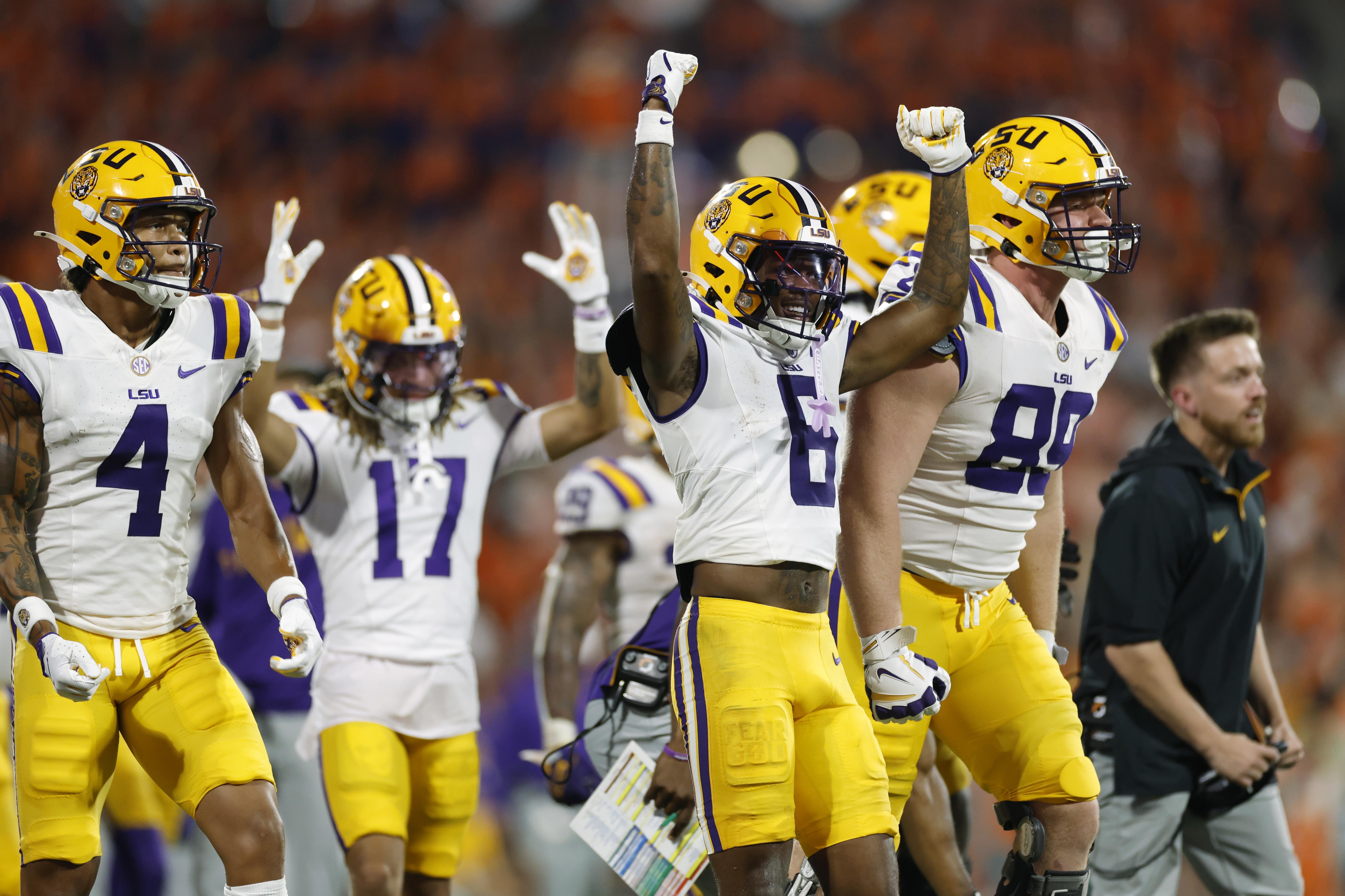 COLLEGE FOOTBALL: AUG 30 LSU at Clemson