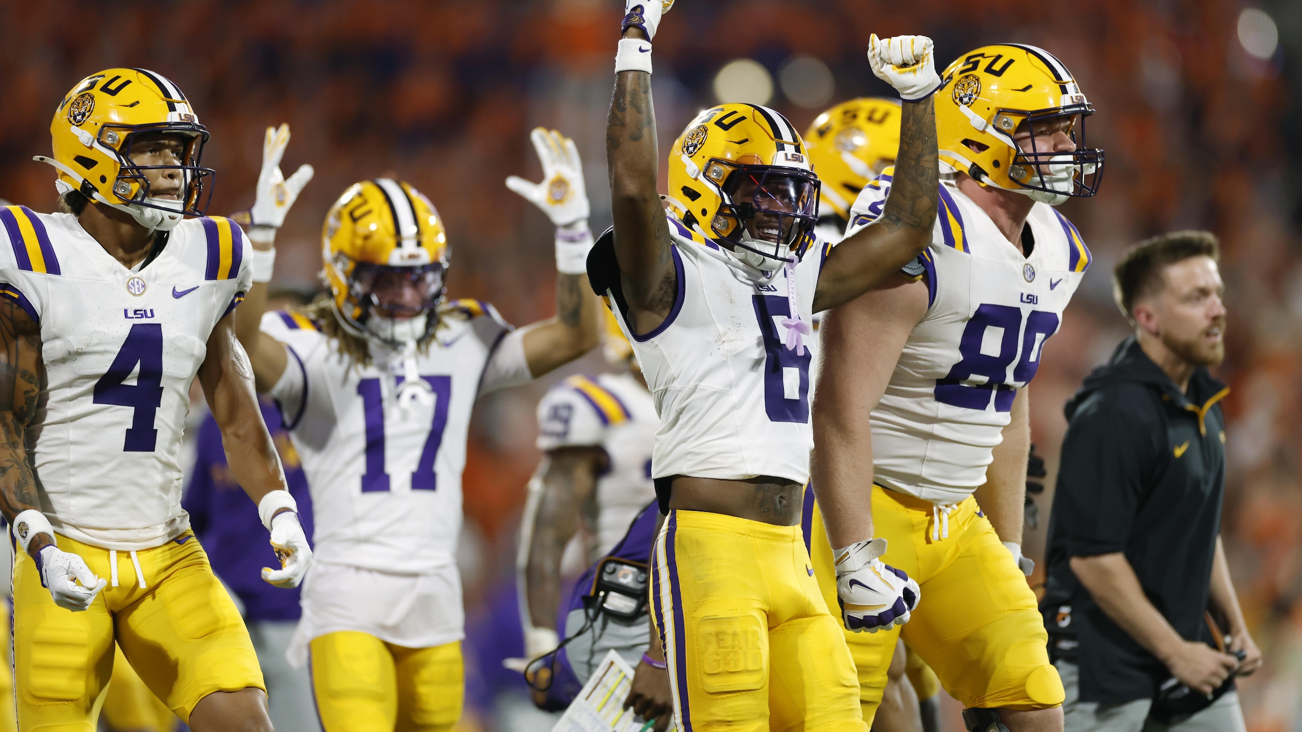 COLLEGE FOOTBALL: AUG 30 LSU at Clemson