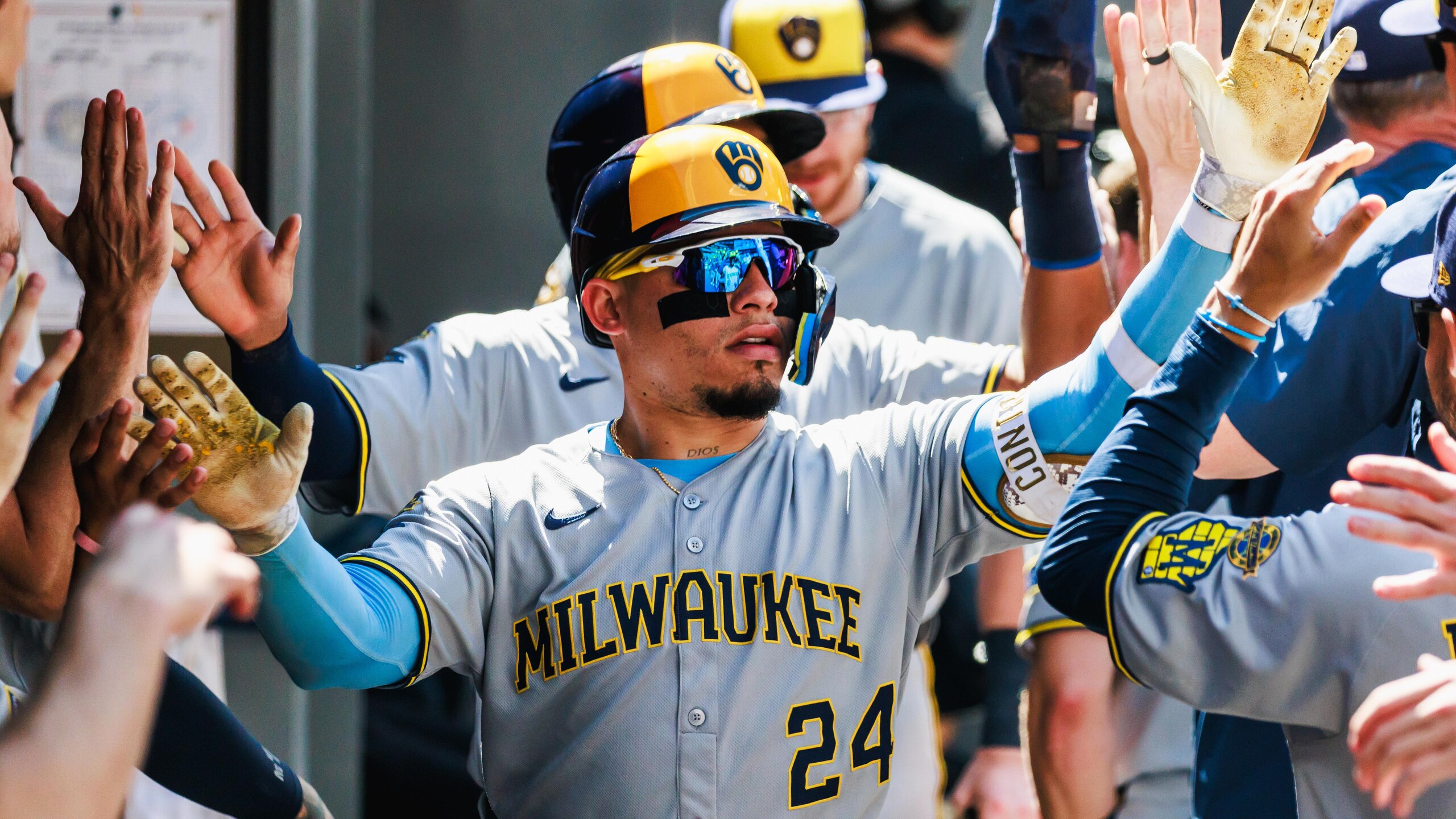 MLB: AUG 31 Brewers at Blue Jays