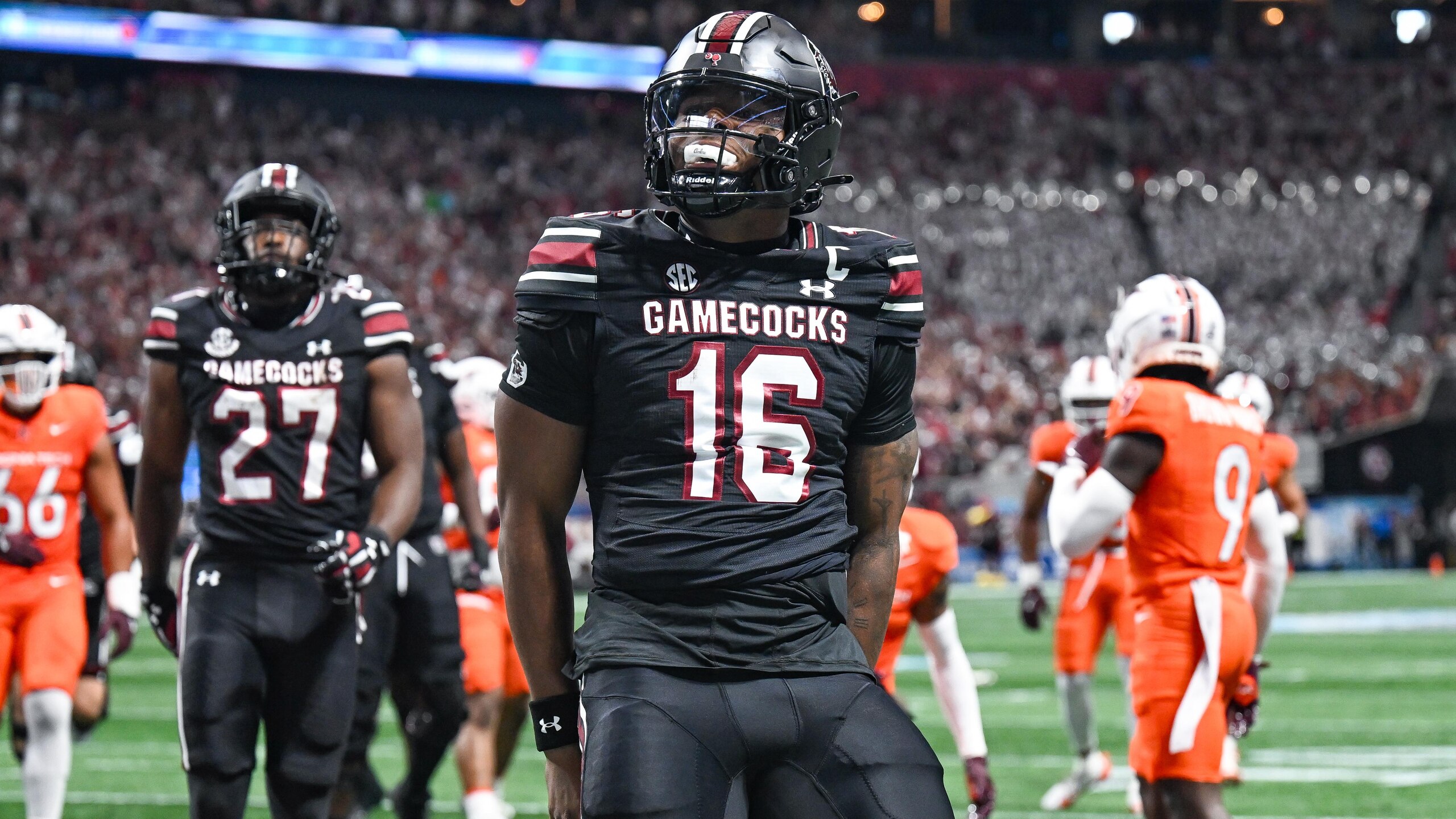 COLLEGE FOOTBALL: AUG 31 AFLAC Kickoff Game Virginia Tech vs South Carolina