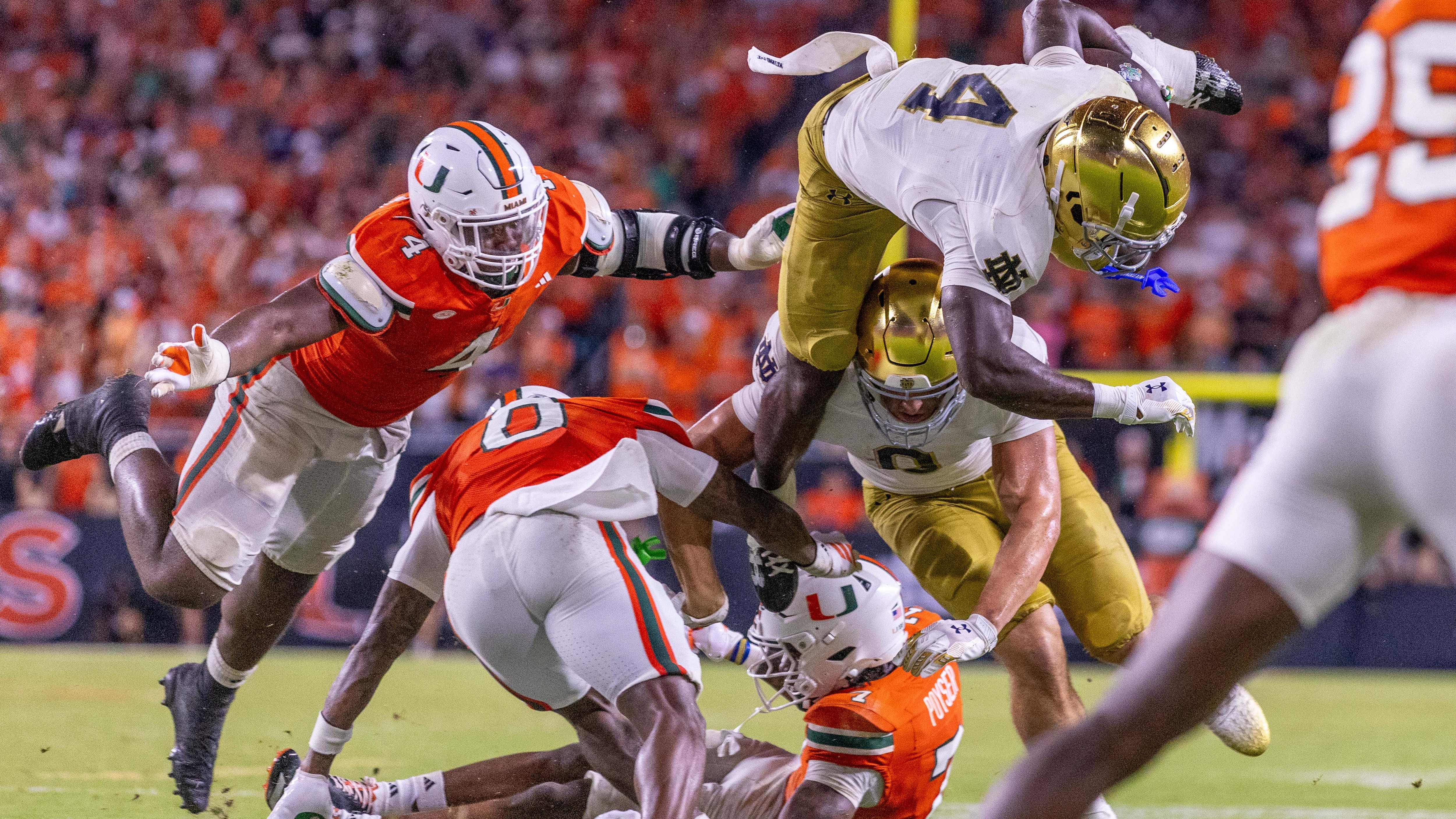 COLLEGE FOOTBALL: AUG 31 Notre Dame at Miami