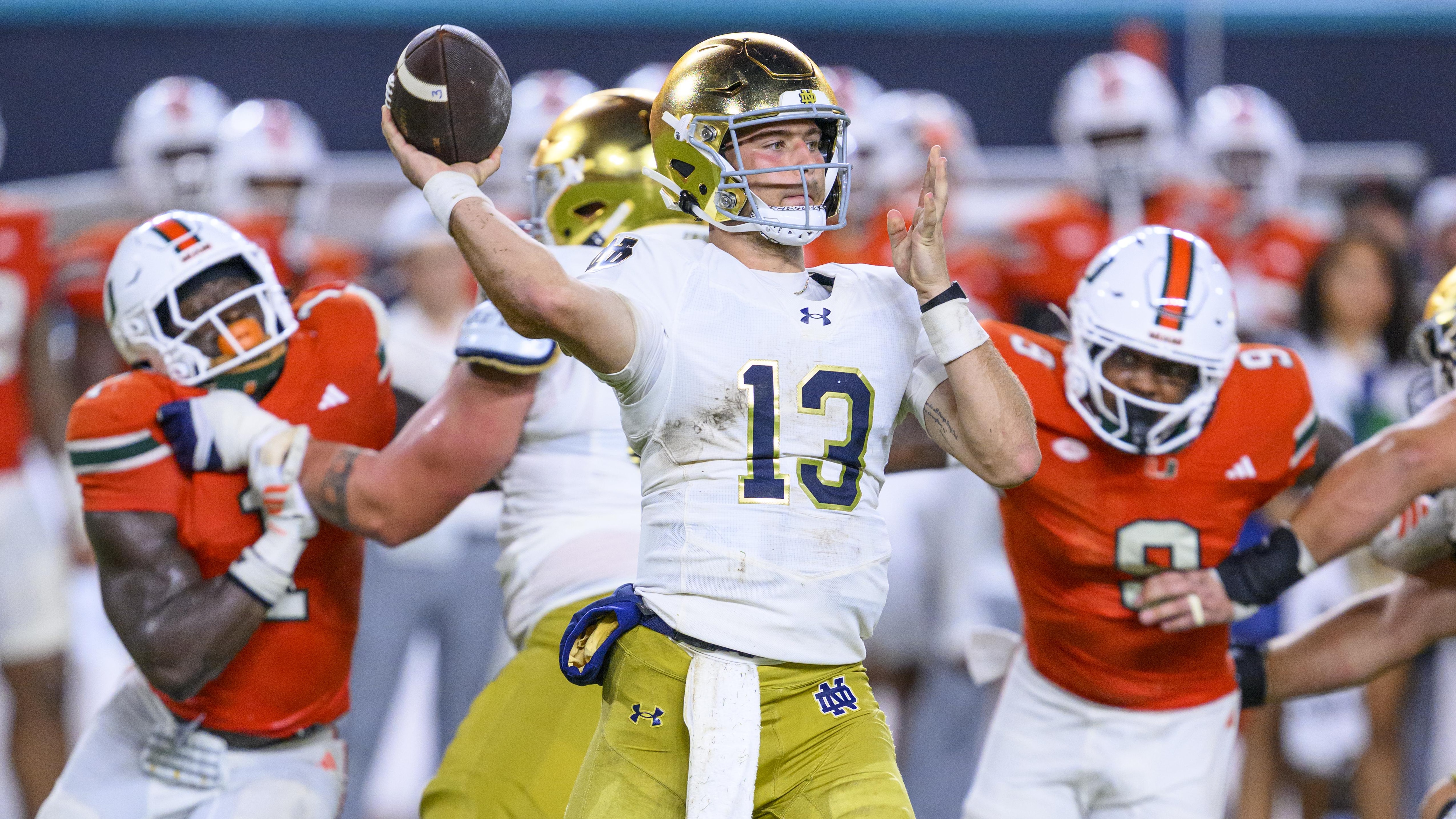 COLLEGE FOOTBALL: AUG 31 Notre Dame at Miami