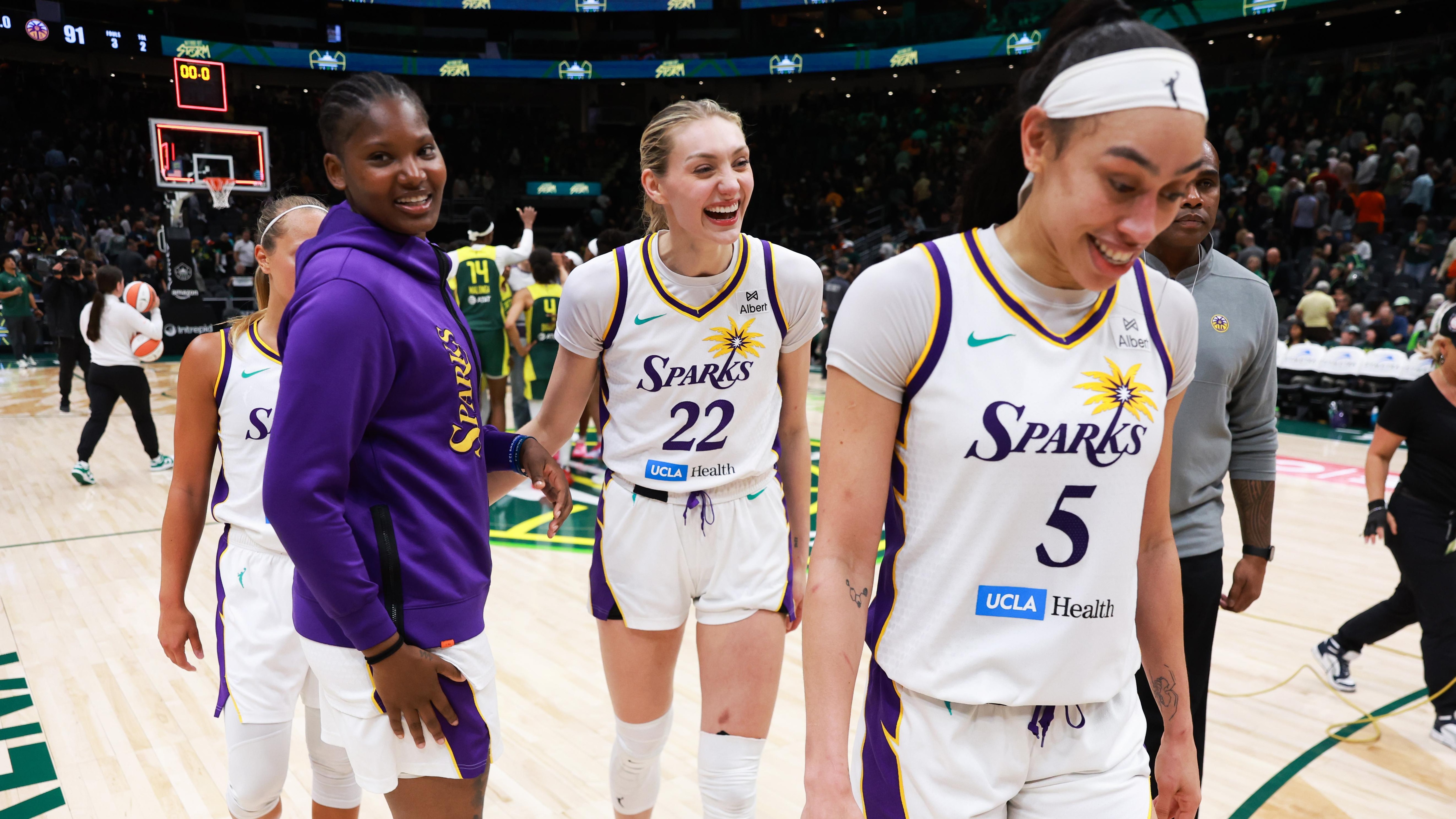 Cameron Brink, Sparks Come from Behind to Beat Storm amid 2025 WNBA Playoff Race