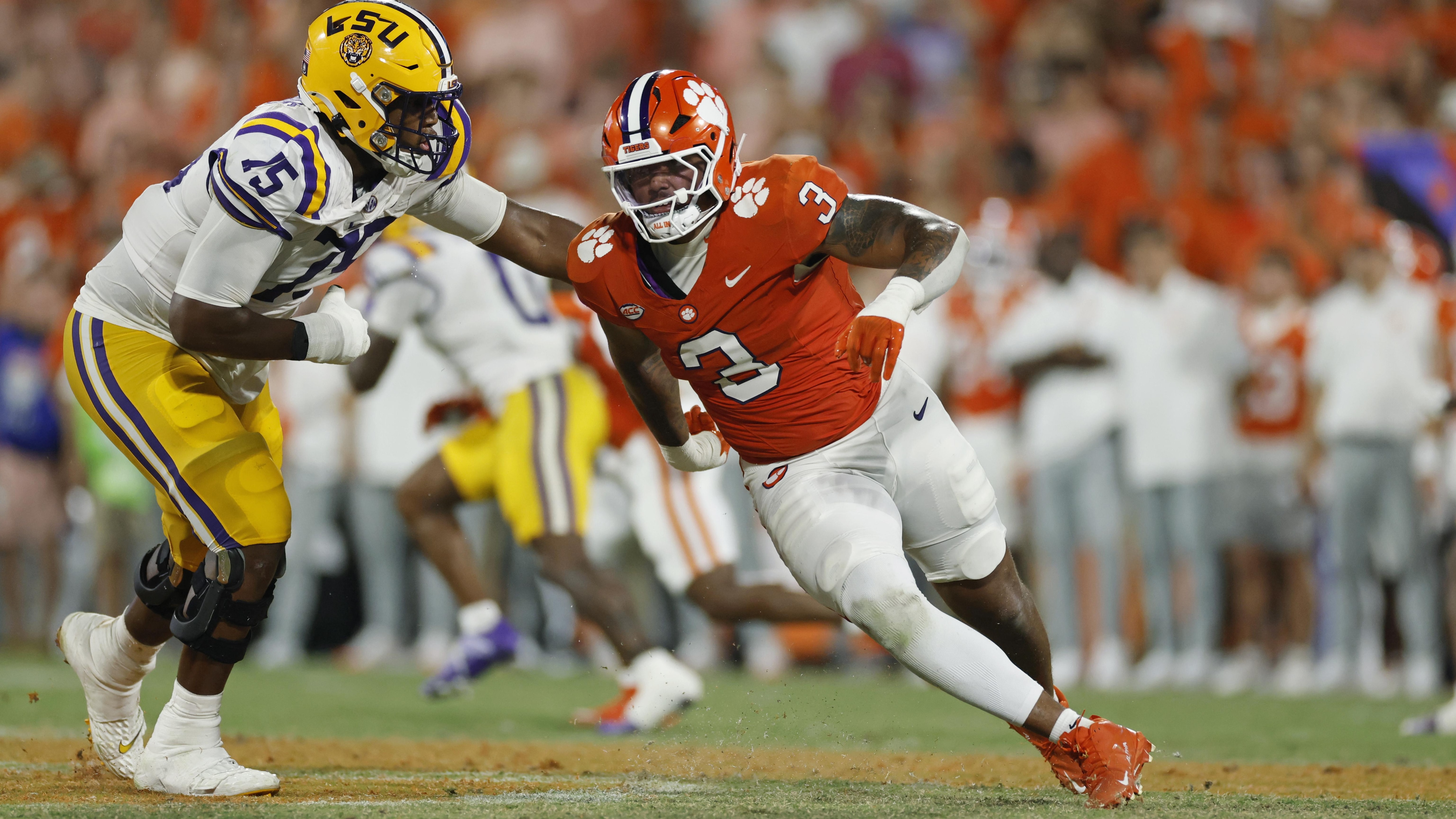 COLLEGE FOOTBALL: AUG 30 LSU at Clemson