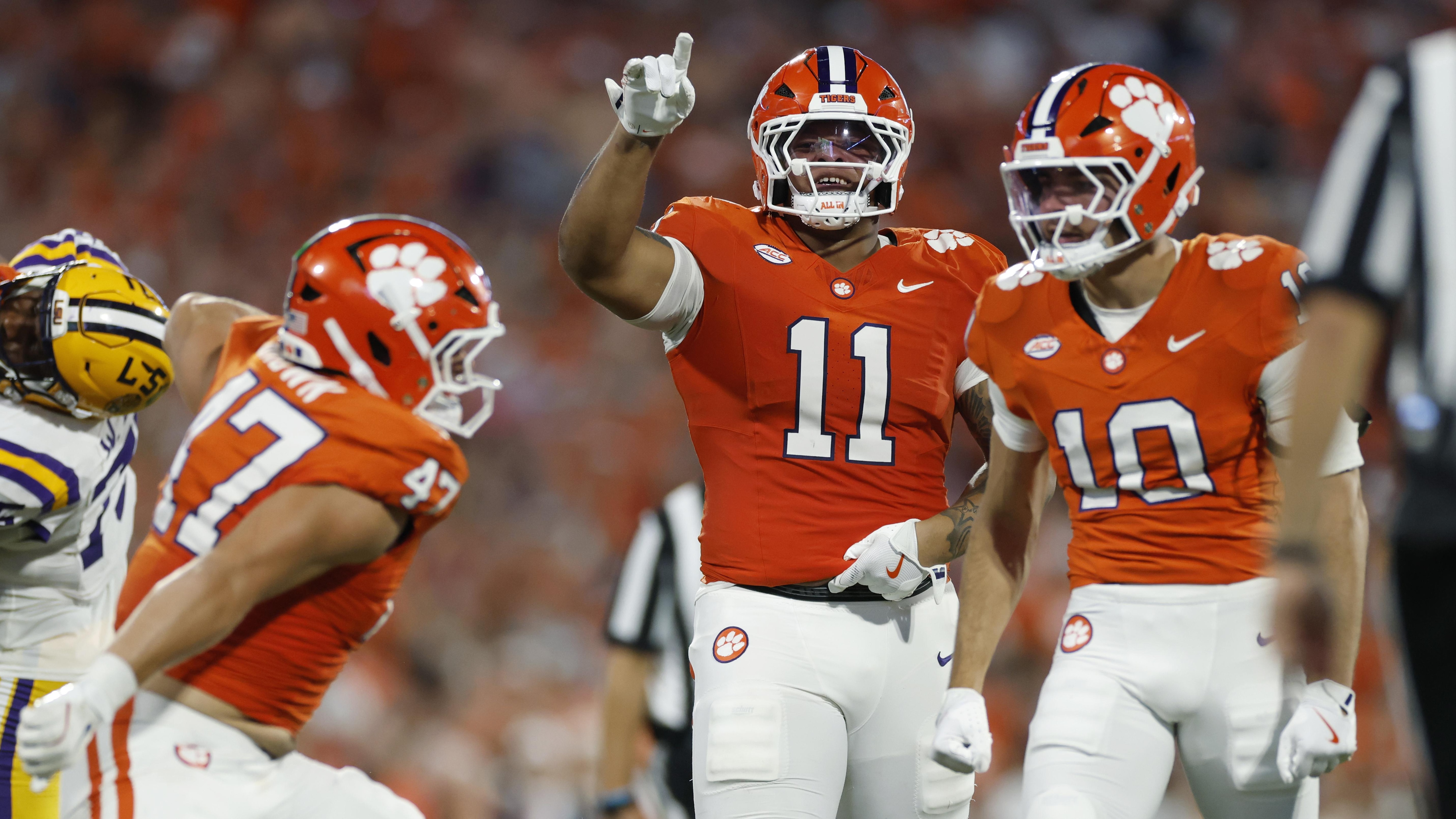 COLLEGE FOOTBALL: AUG 30 LSU at Clemson
