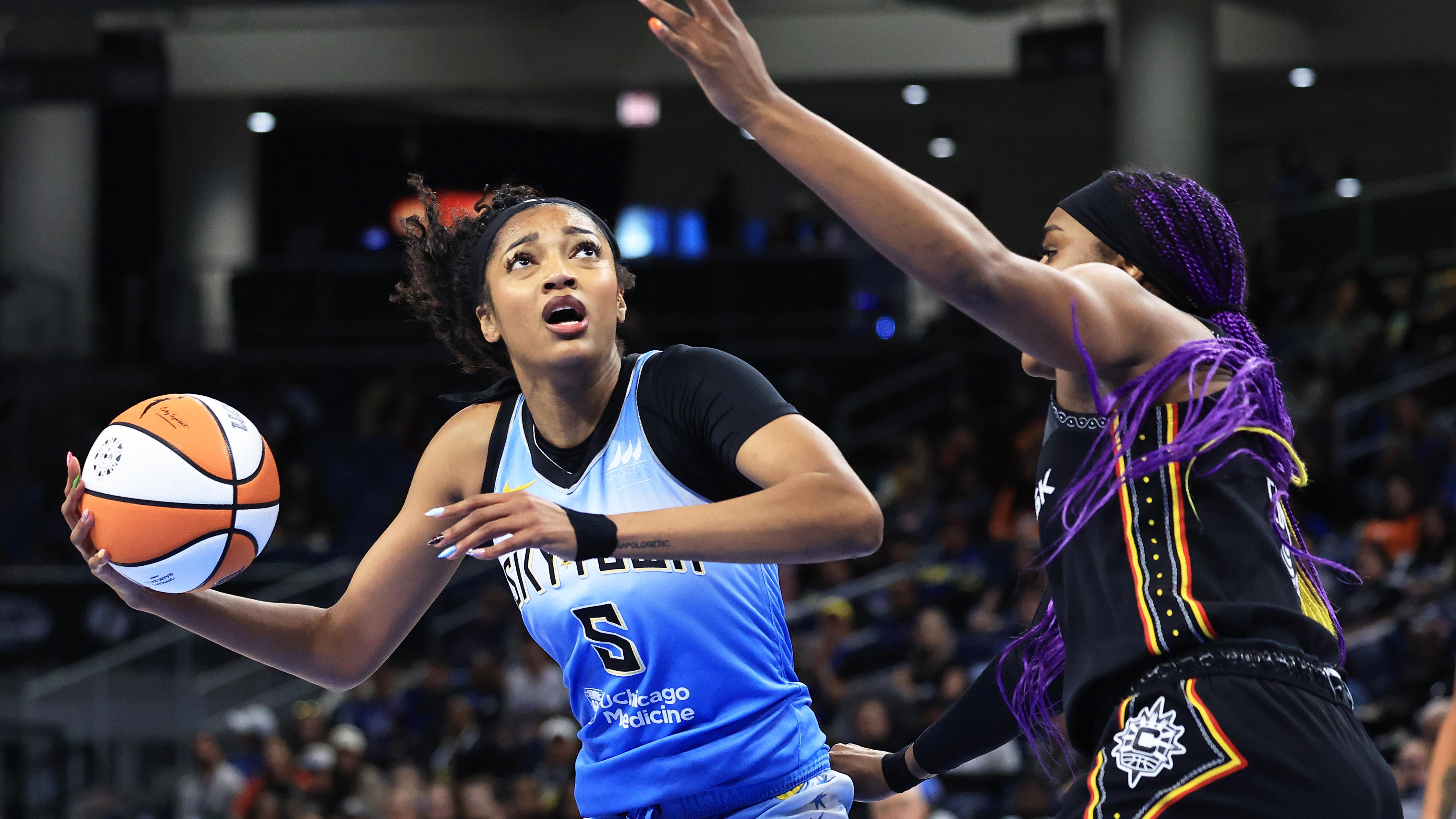 Angel Reese Double-Doubles, to Be Suspended After 8th Technical Foul as Sky Beat Sun