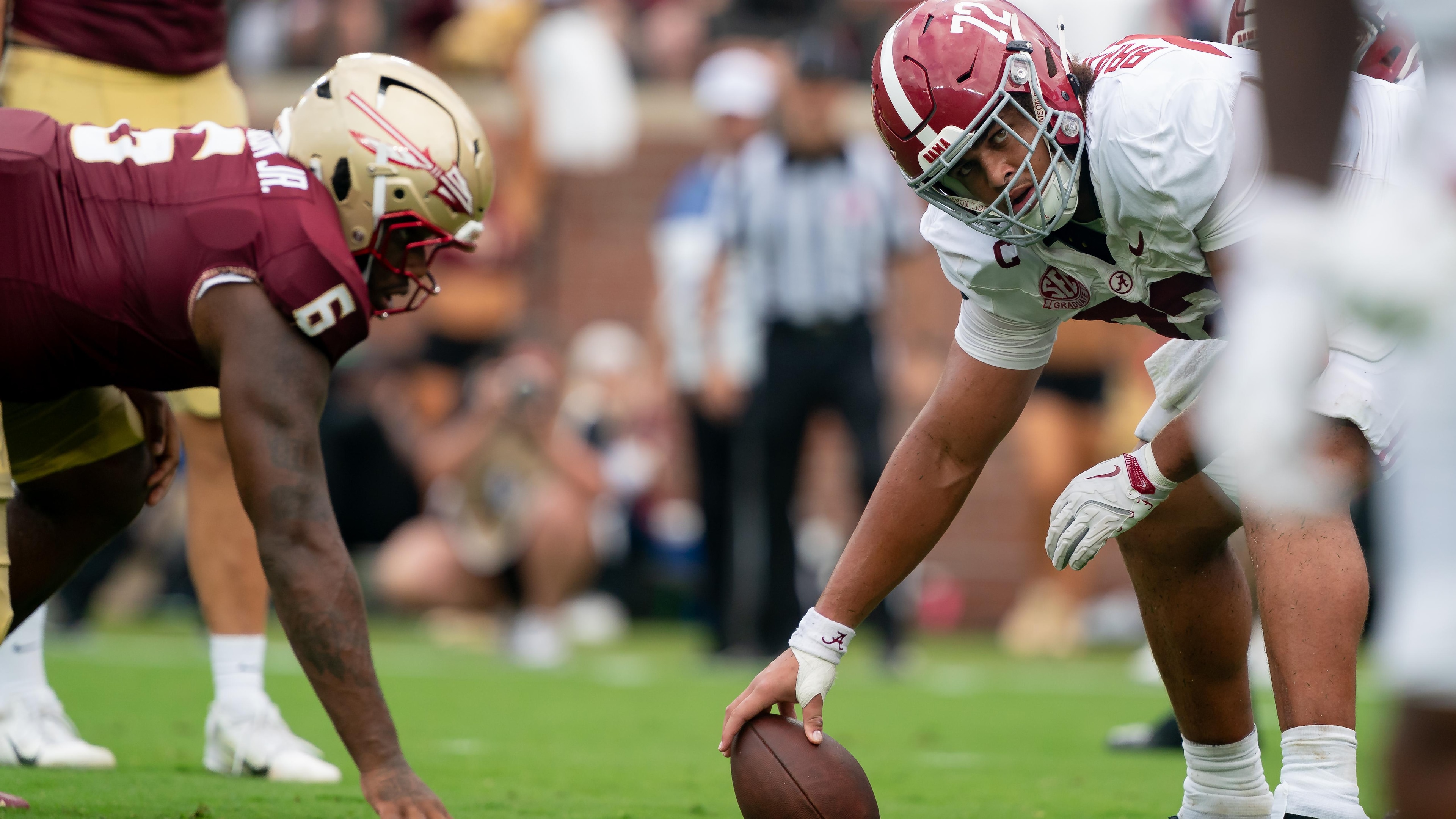 COLLEGE FOOTBALL: AUG 30 Alabama at Florida State COLLEGE FOOTBALL: AUG 30 Alabama at Florida State