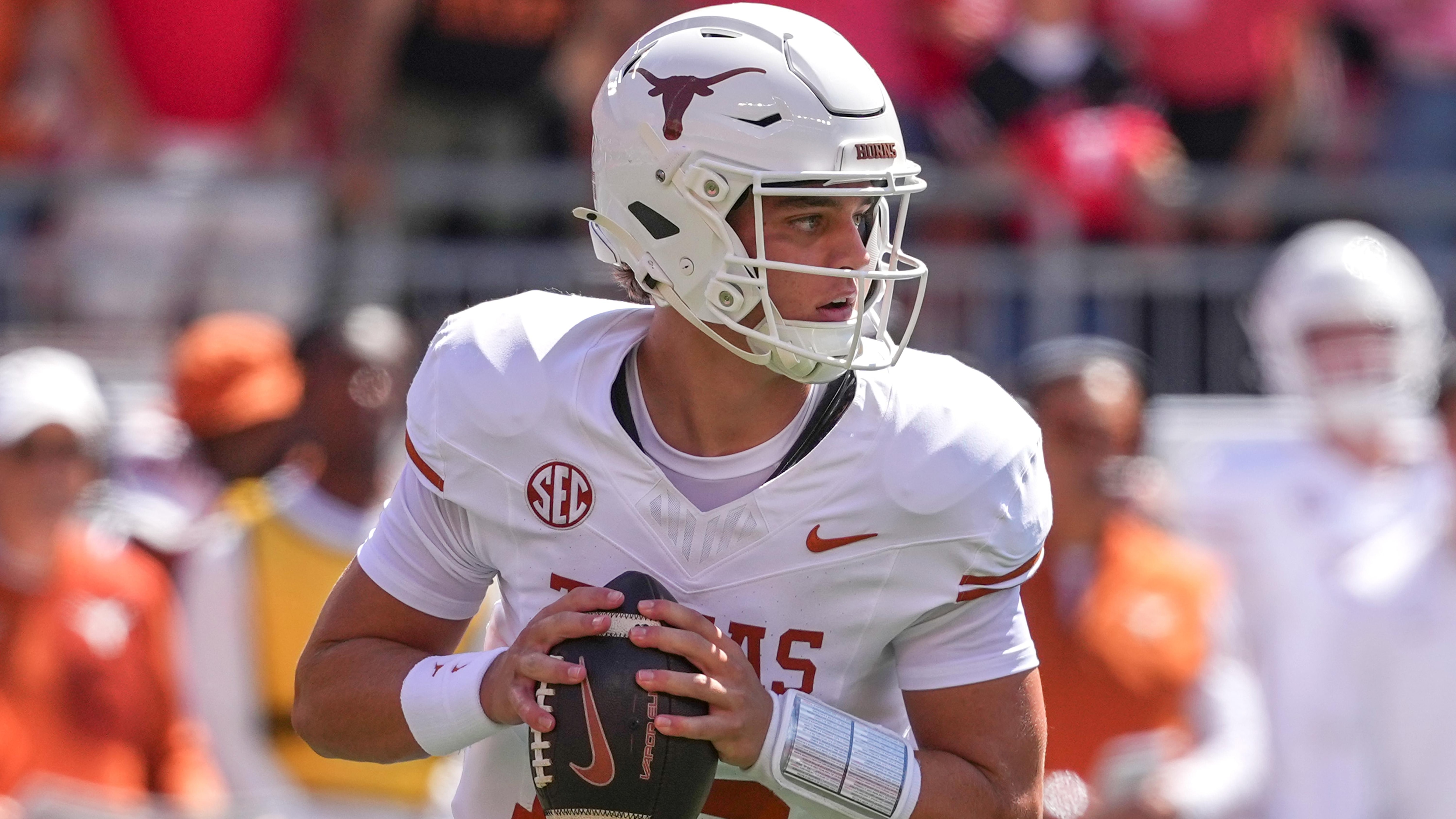 Texas’ Arch Manning Says Struggles vs. Ohio State Will ‘Motivate Me to Play Better’