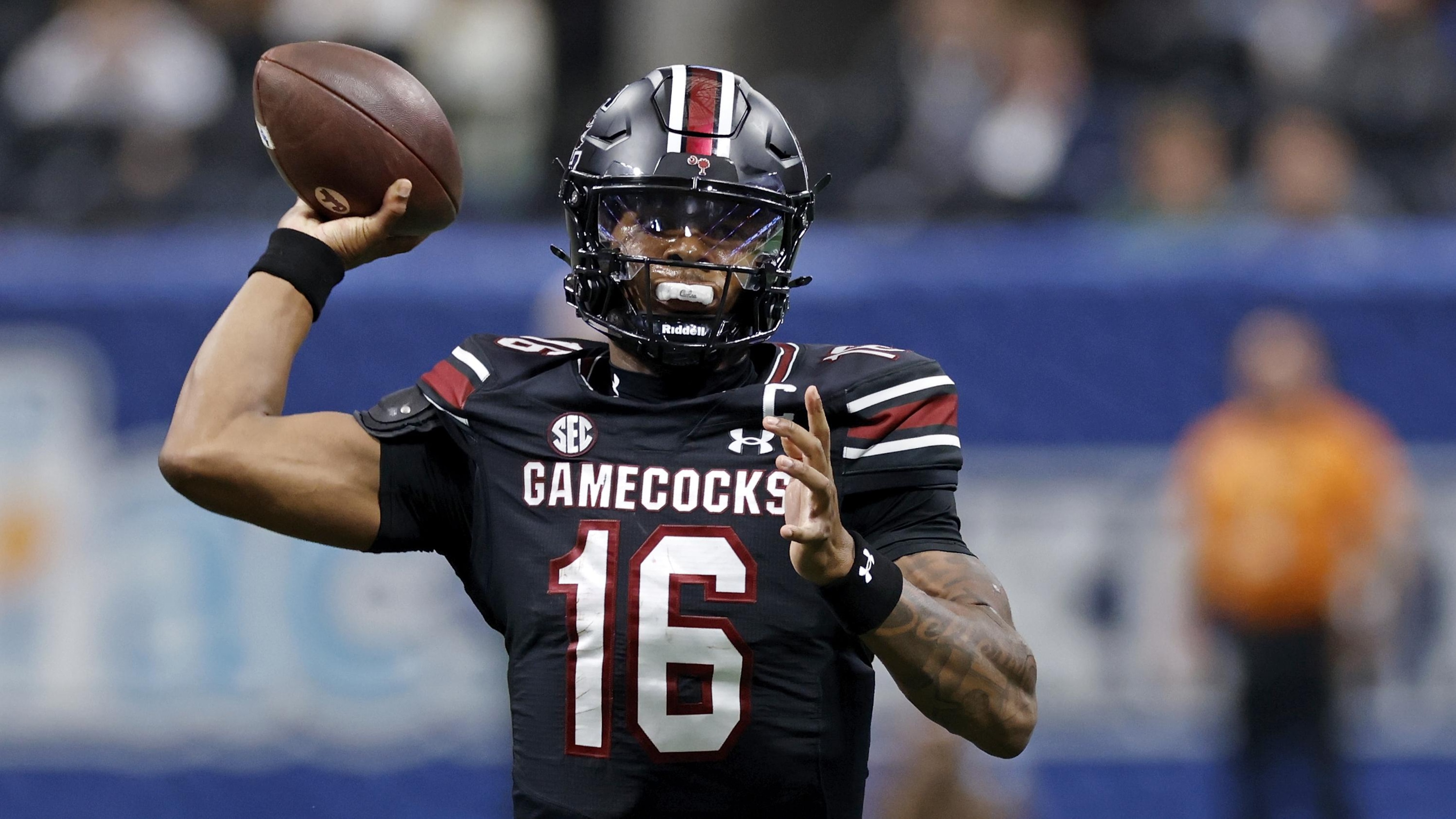 LaNorris Sellers Out with Injury After Illegal Hit in South Carolina vs. Vanderbilt