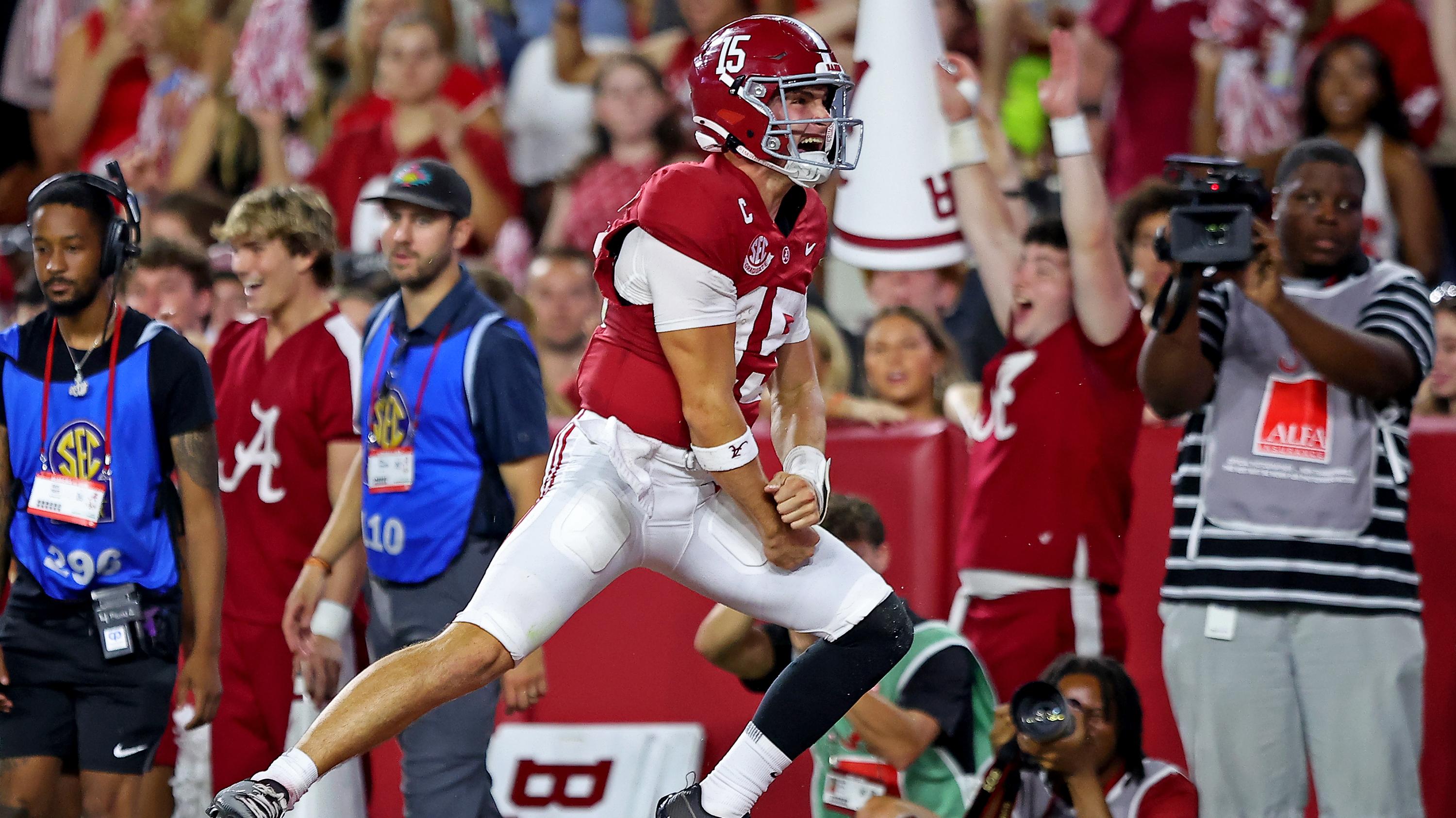 Ty Simpson Impresses CFB Fans as Kalen DeBoer, Alabama Bounce-Back in Win vs. ULM