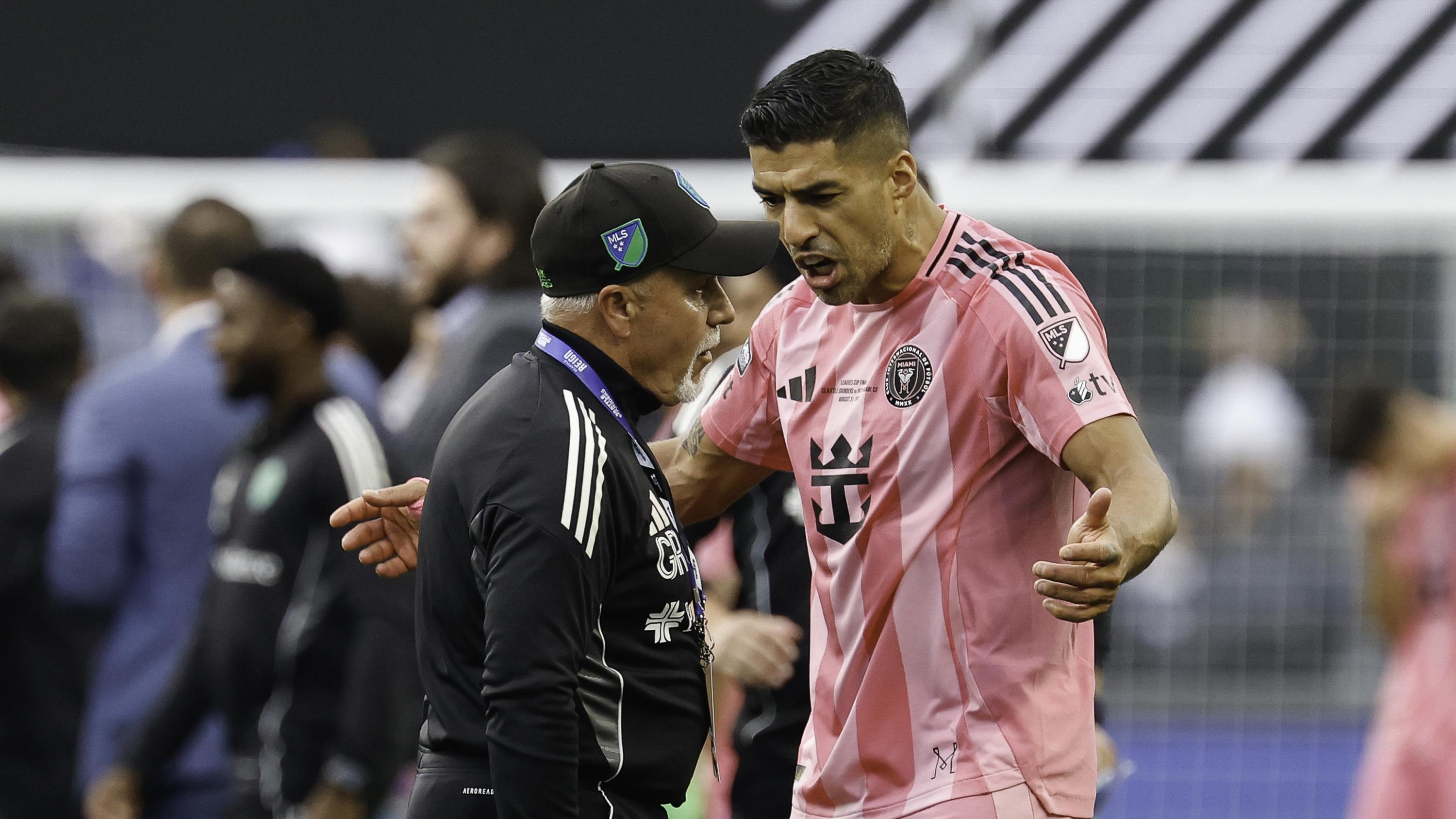 Luis Suarez Suspended for Spitting on Sounders Staffer After Miami’s Leagues Cup Loss