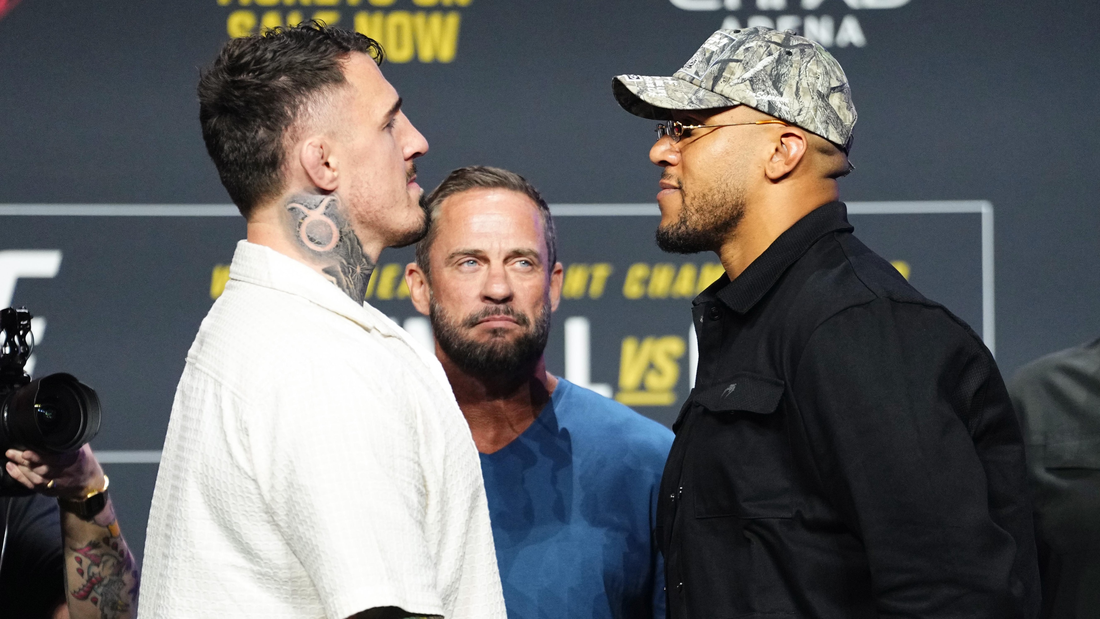 Tom Aspinall vs. Ciryl Gane Ends in No Contest After Eye Poke Ruled ...