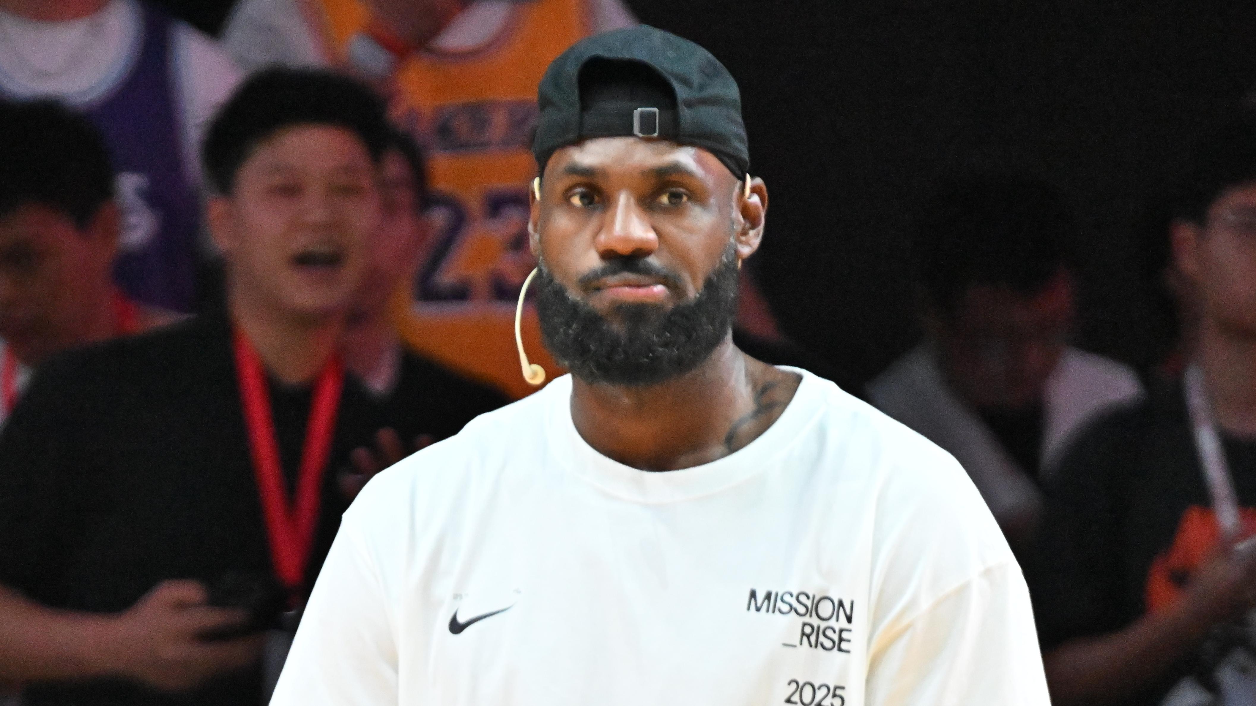 NBA Star LeBron James 2025 China Tour In Chengdu