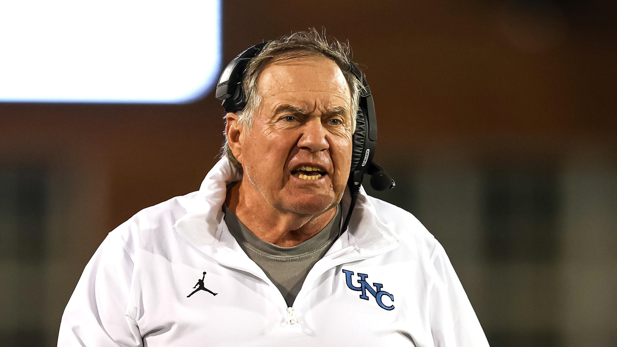 Bill Belichick Explains Why He Banned Patriots Staff from UNC Facility