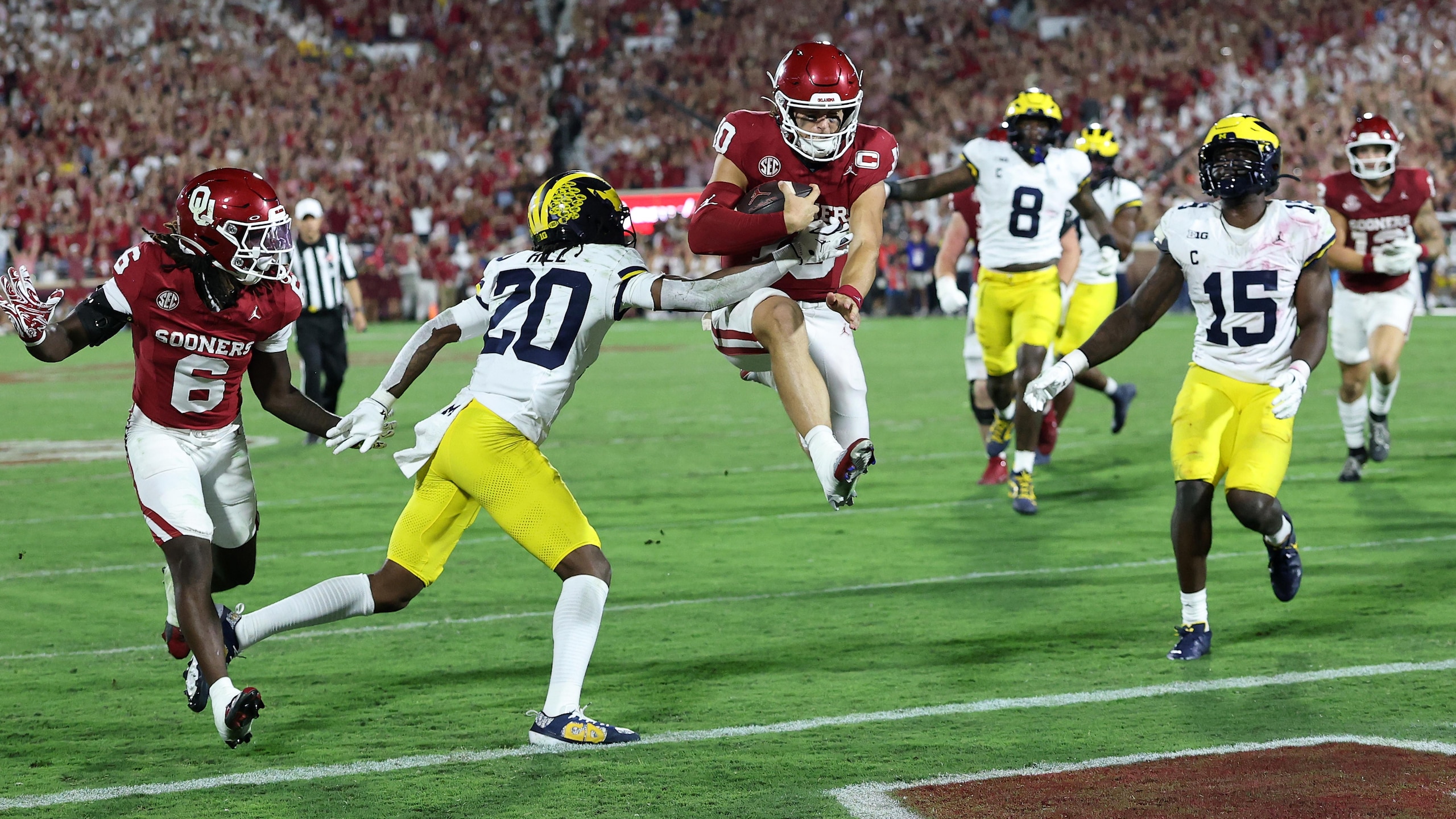 Michigan v Oklahoma Michigan v Oklahoma