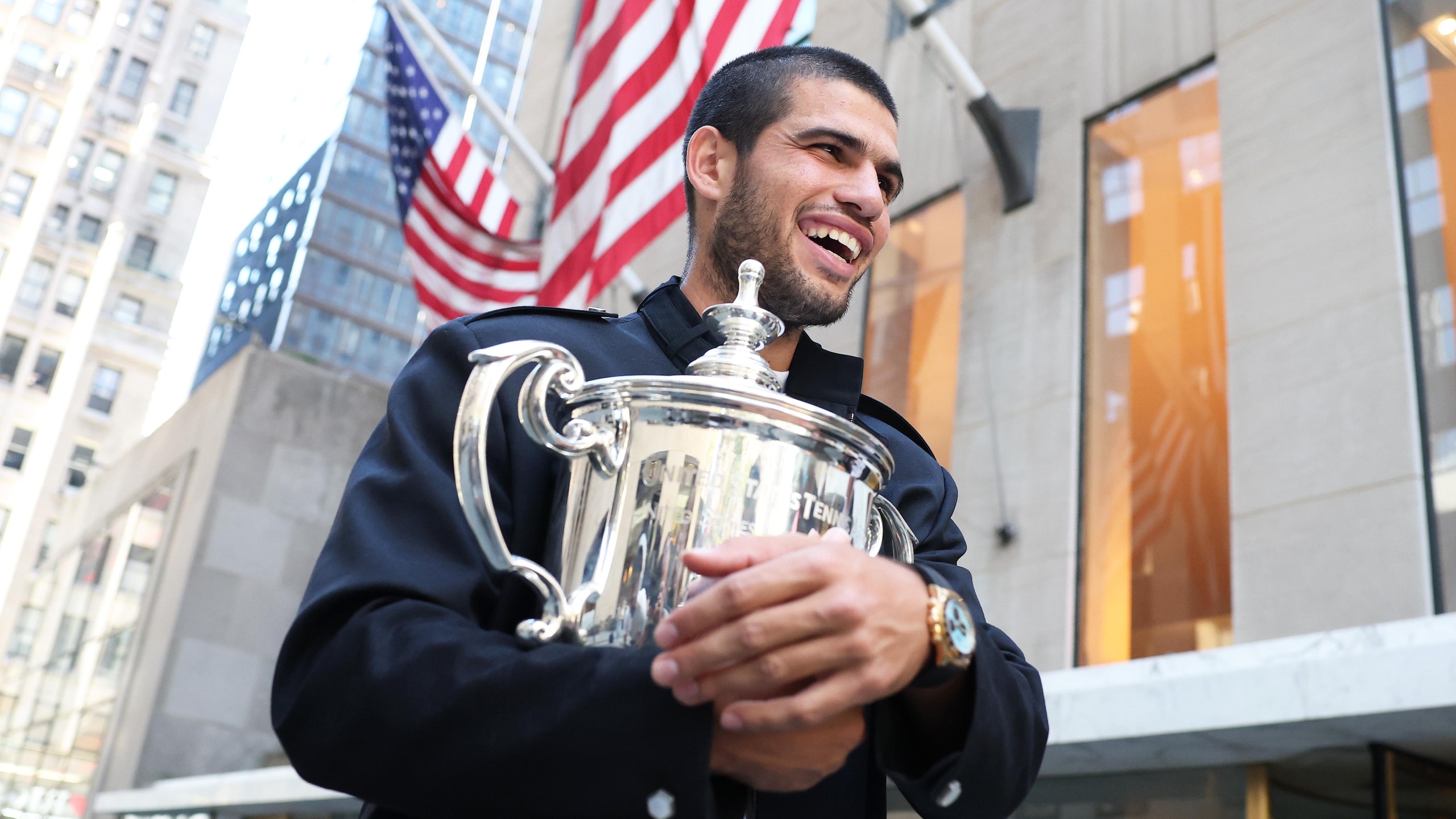 2025 US Open Champion Carlos Alcaraz - New York City Trophy Tour