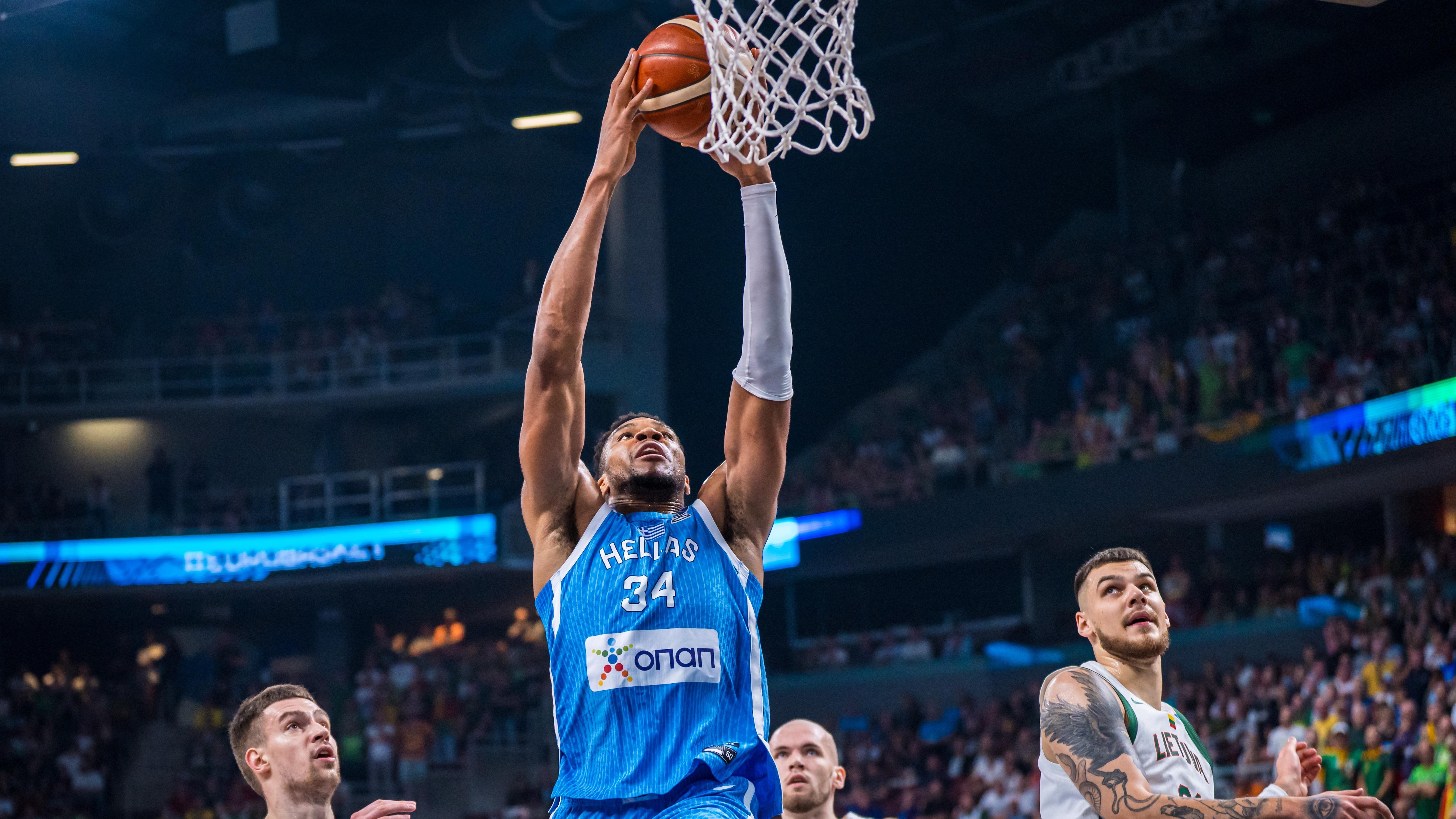 Giannis Stars as Greece Beats Lithuania, Advances to EuroBasket Bracket Semifinals