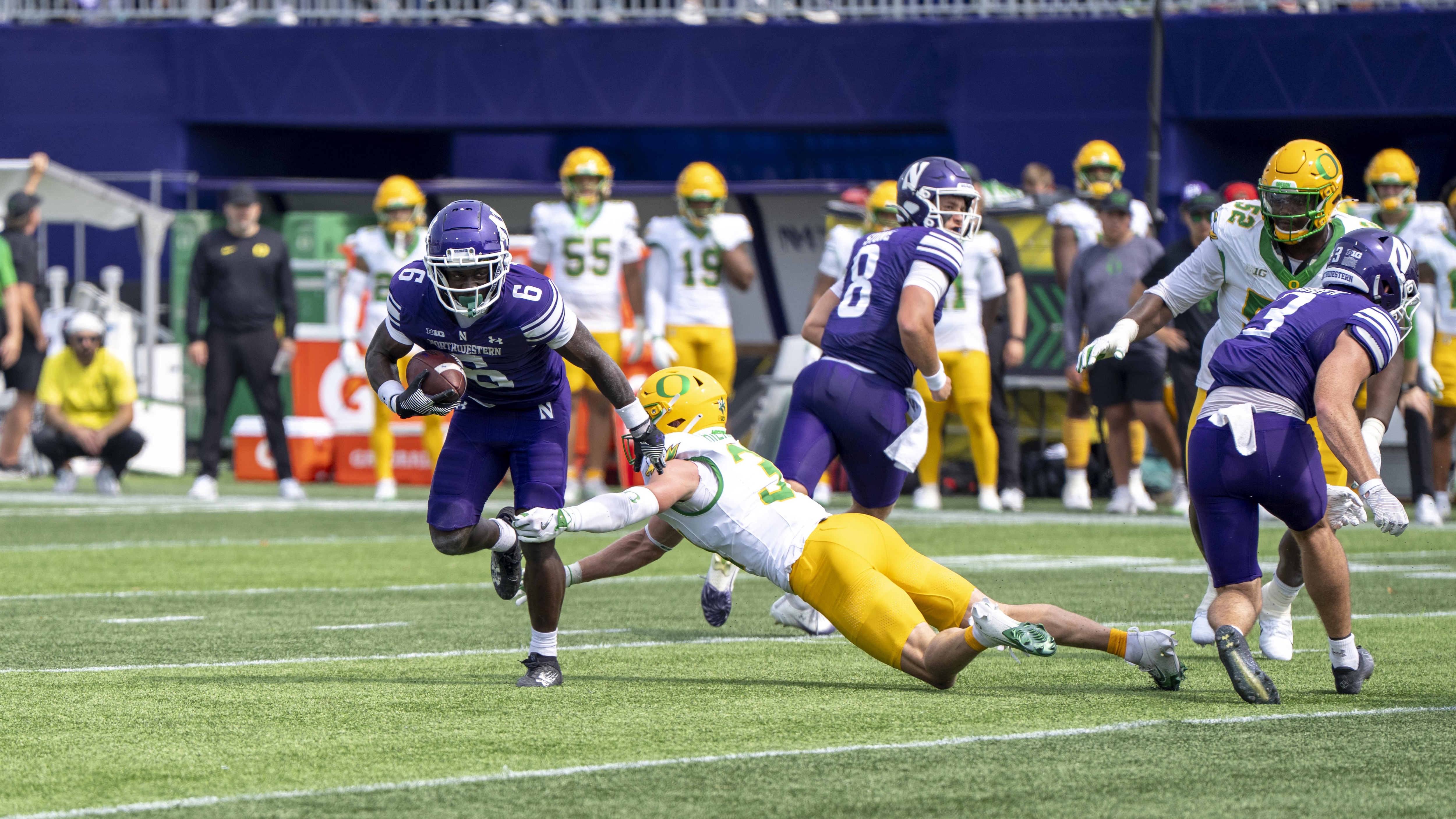 COLLEGE FOOTBALL: SEP 13 Oregon at Northwestern