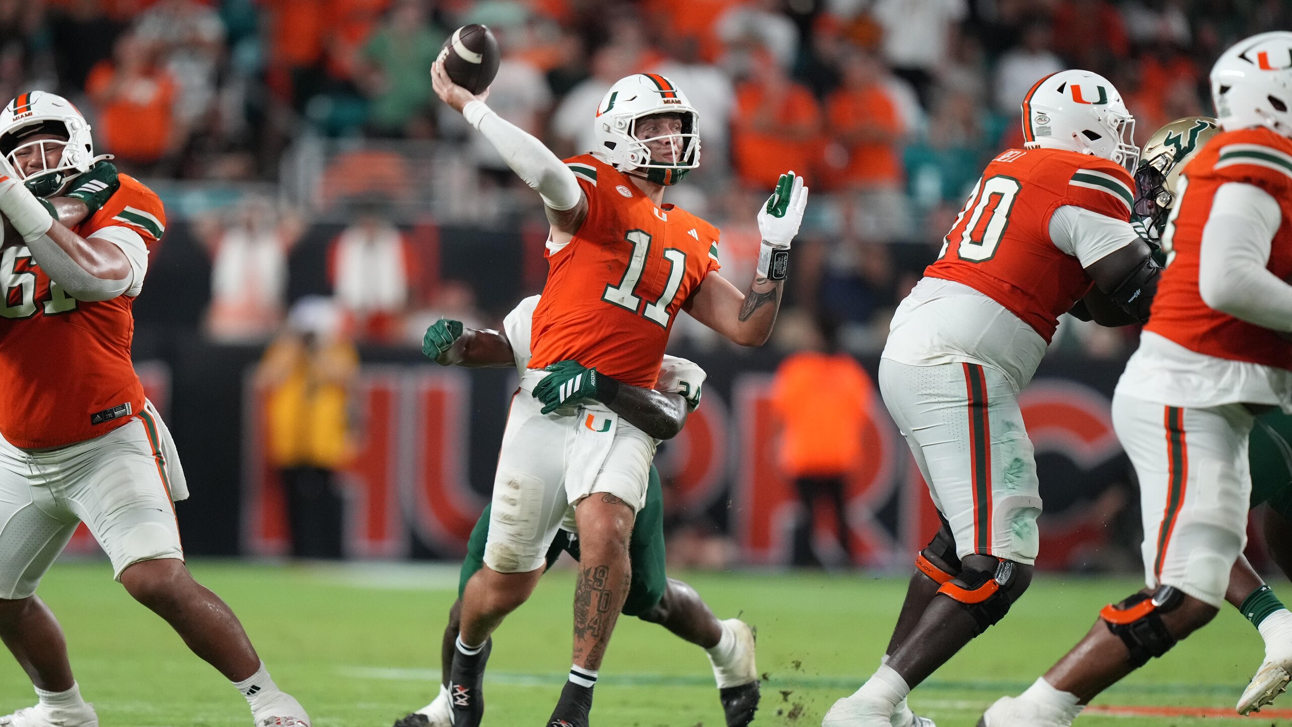 COLLEGE FOOTBALL: SEP 13 South Florida at Miami