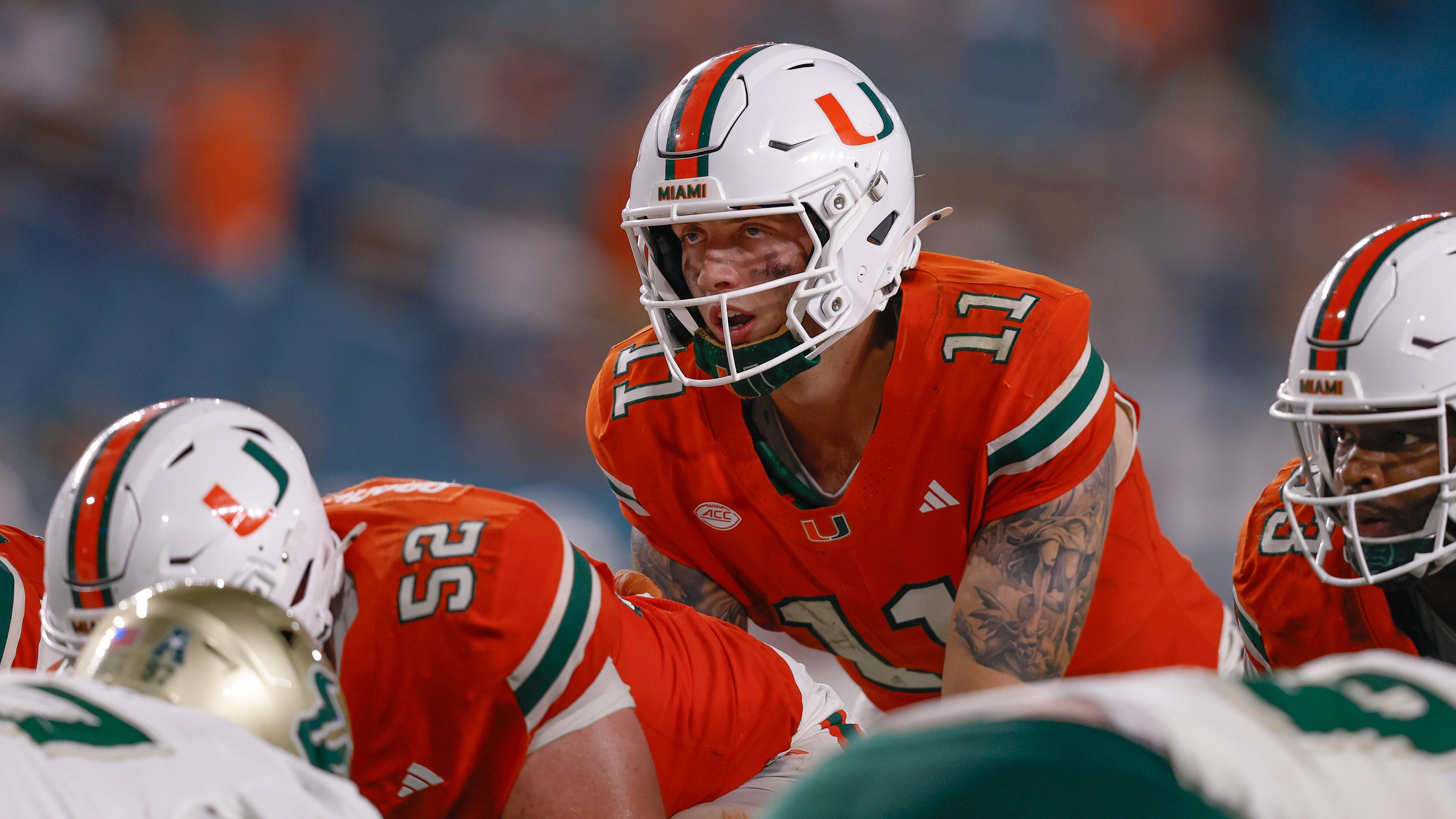 COLLEGE FOOTBALL: SEP 13 South Florida at Miami