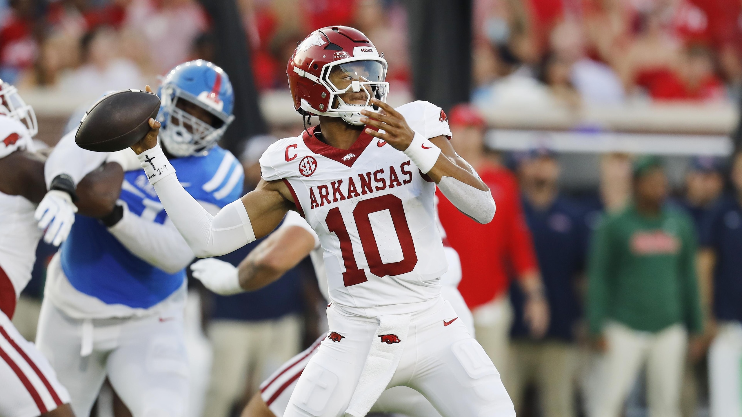 COLLEGE FOOTBALL: SEP 13 Arkansas at Ole Miss