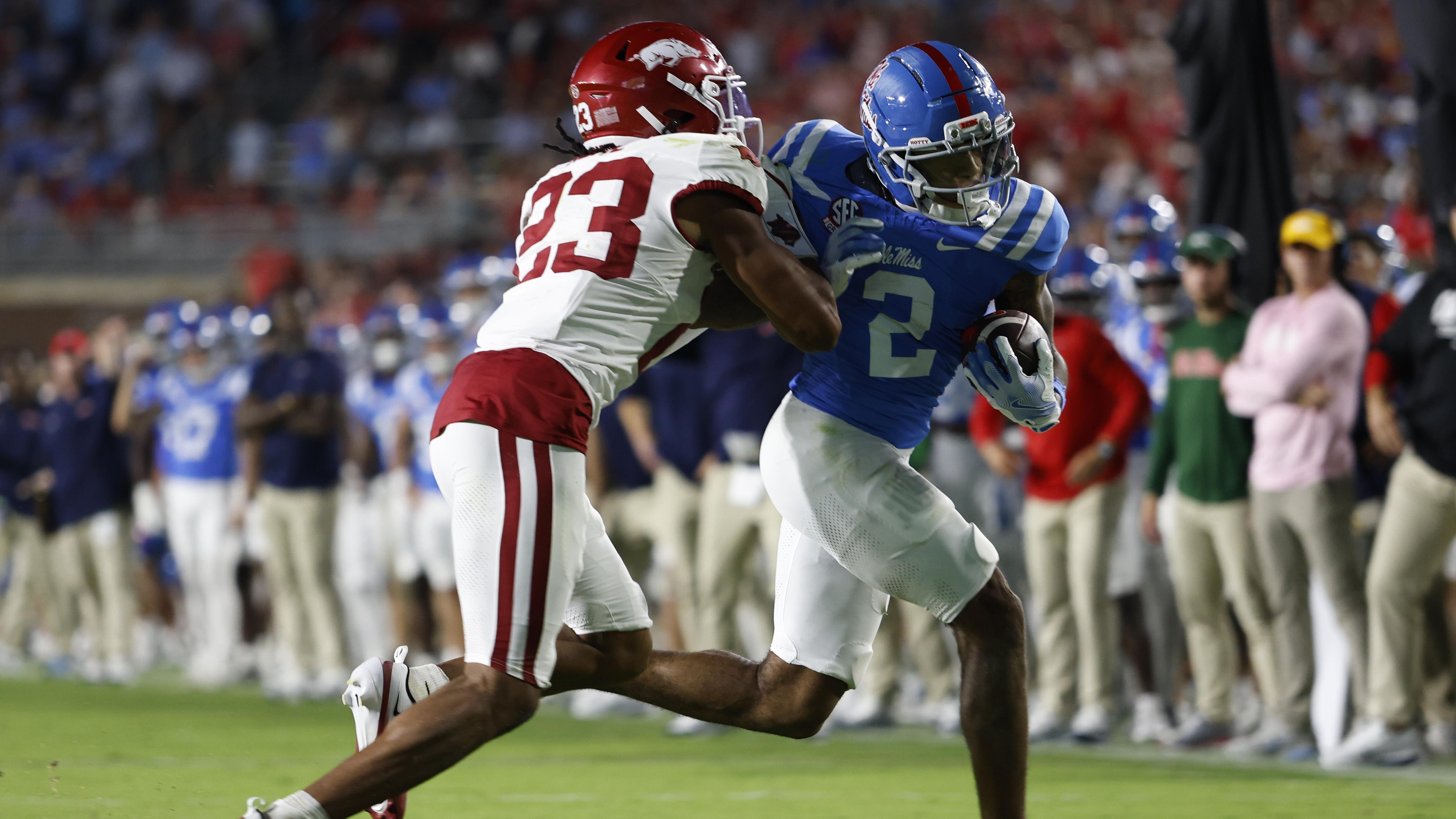 COLLEGE FOOTBALL: SEP 13 Arkansas at Ole Miss