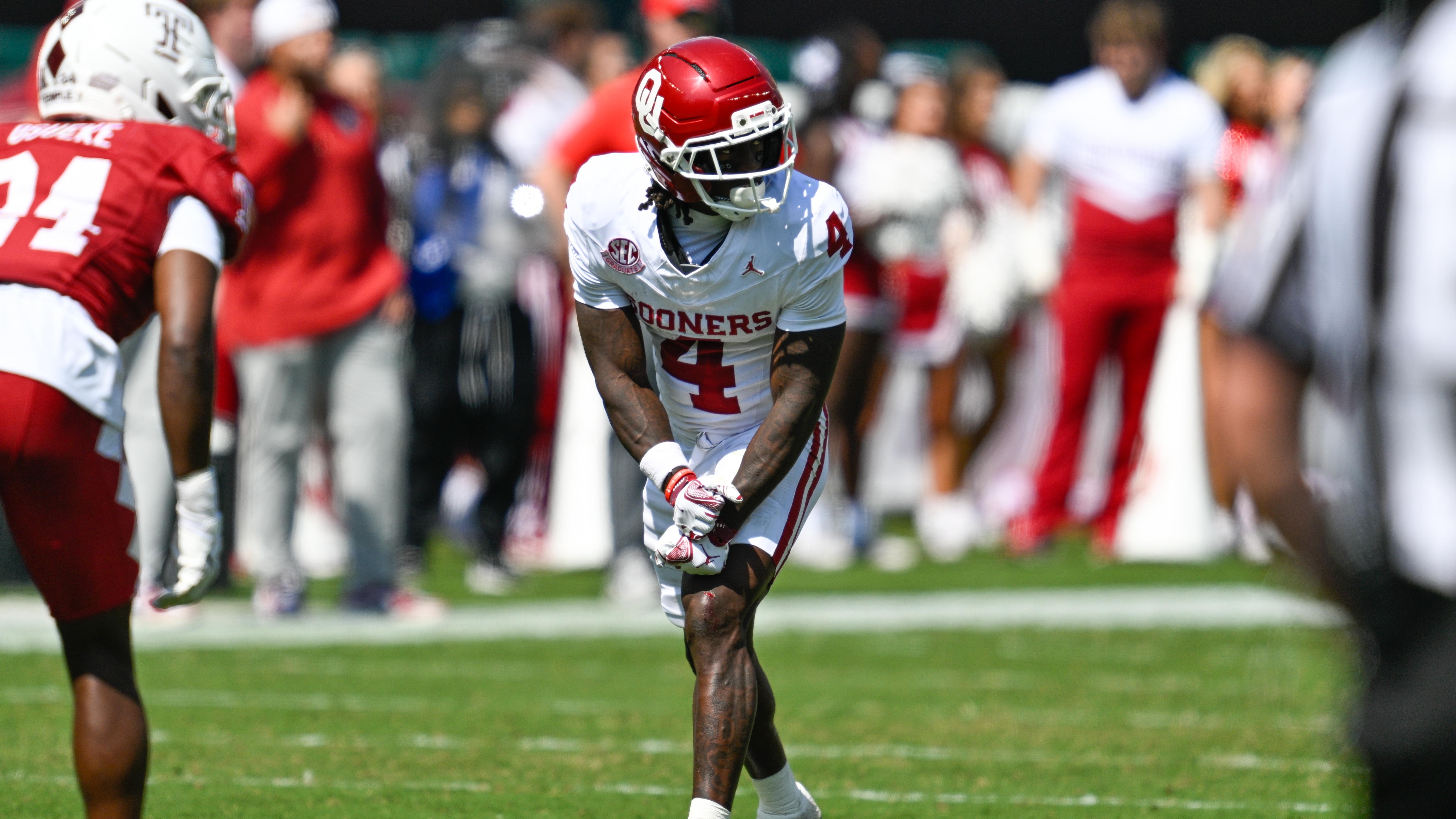 COLLEGE FOOTBALL: SEP 13 Oklahoma at Temple