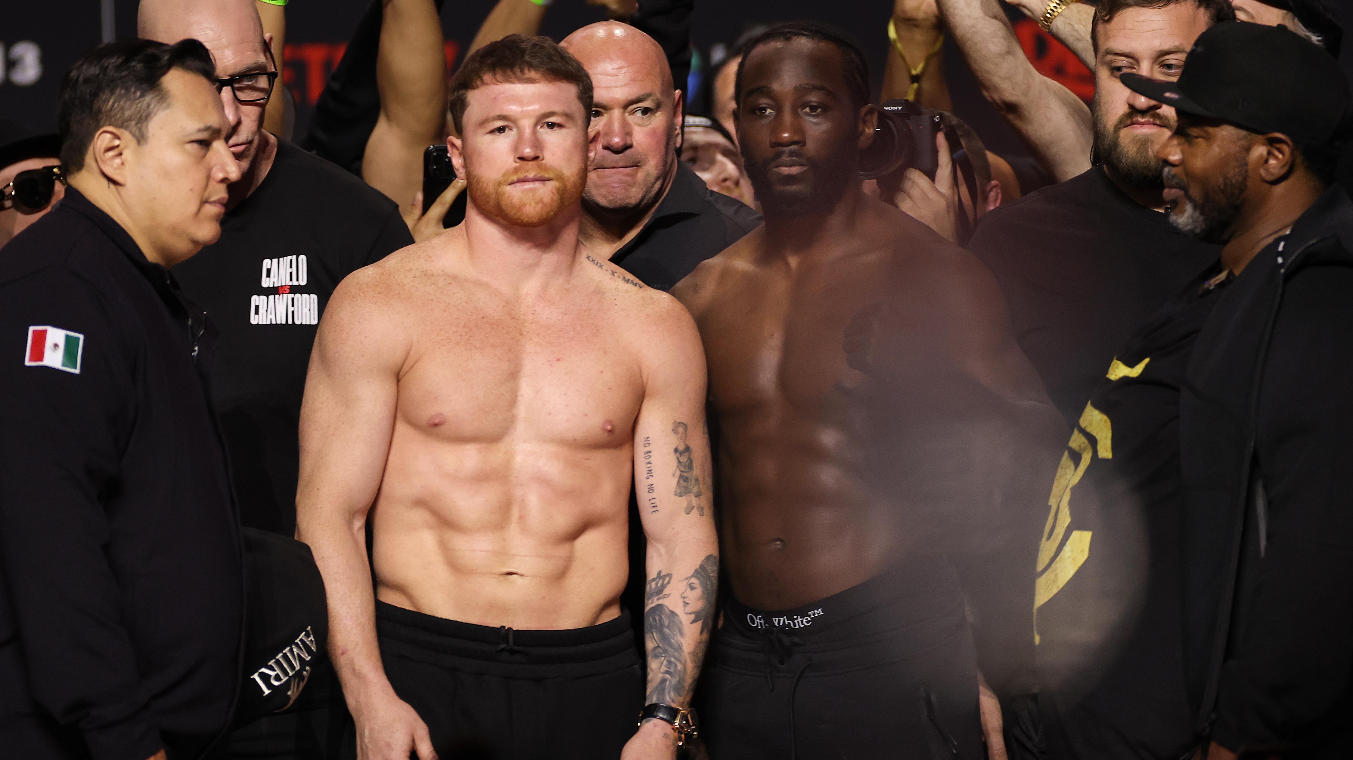 Netflix's Canelo vs Crawford - Weigh In