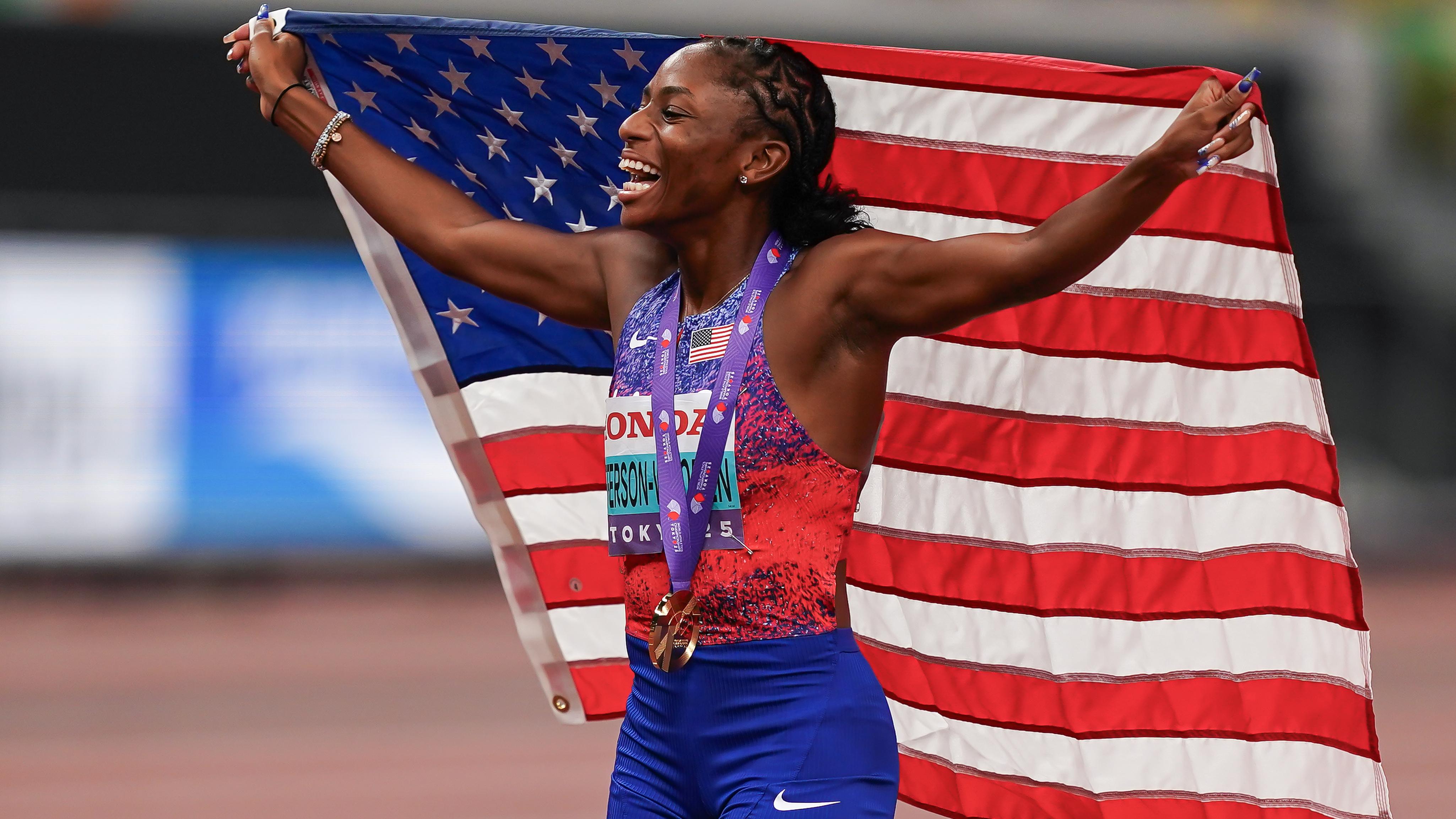 Sha’Carri Richardson’s 100m Record Broken by Melissa Jefferson-Wooden at 2025 Worlds