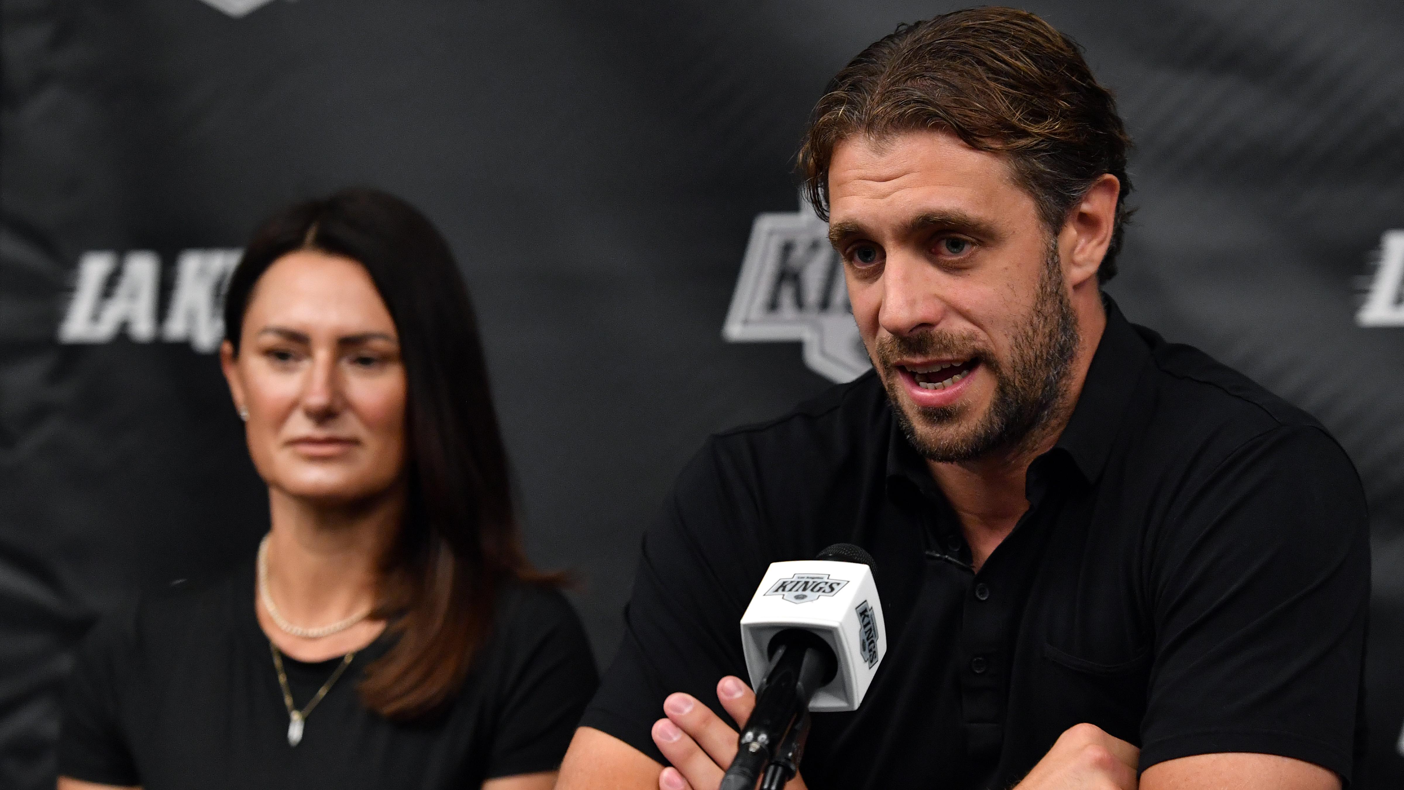 Los Angeles Kings' Anze Kopitar Retirement Announcement Press Conference