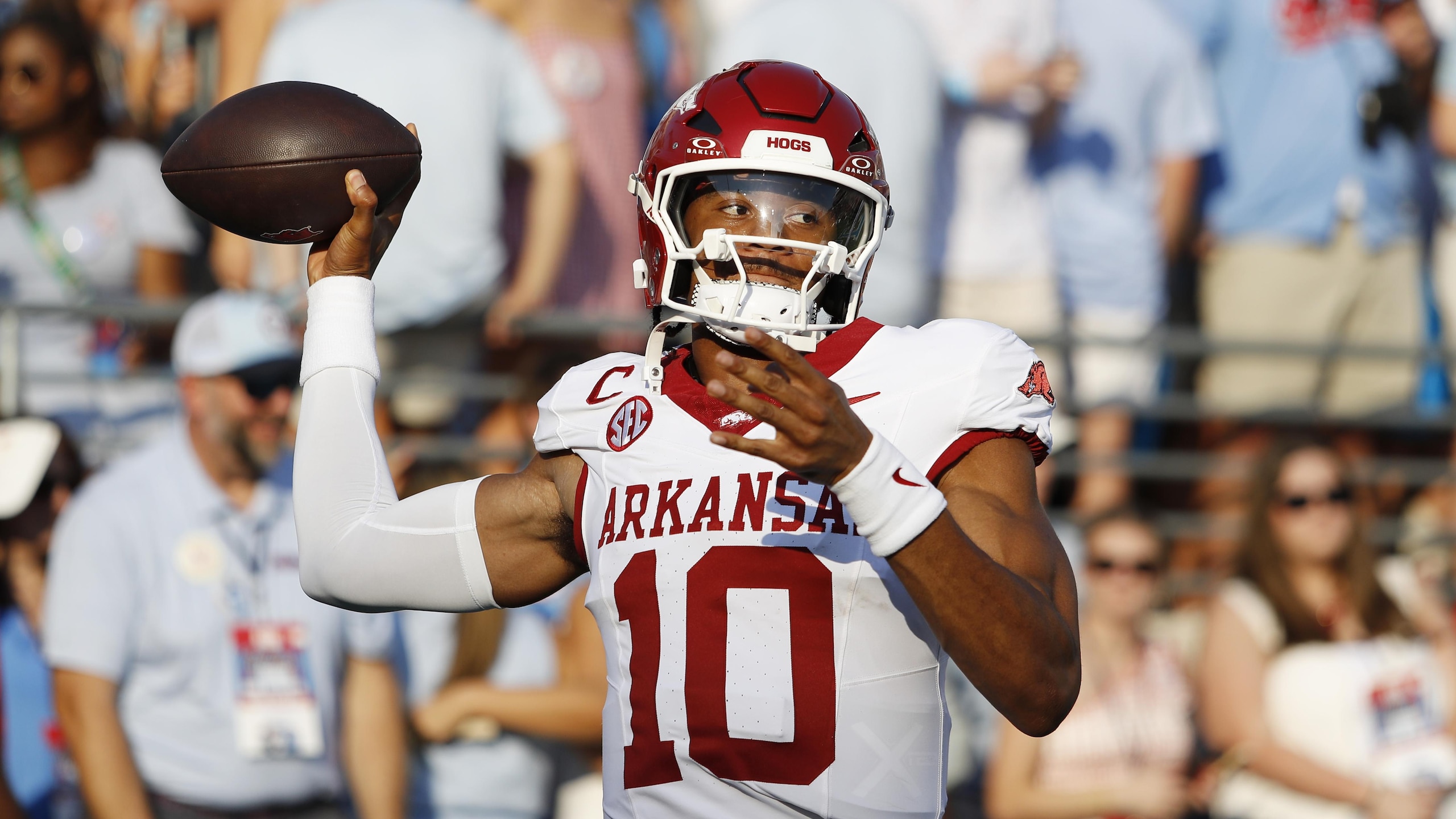 COLLEGE FOOTBALL: SEP 13 Arkansas at Ole Miss