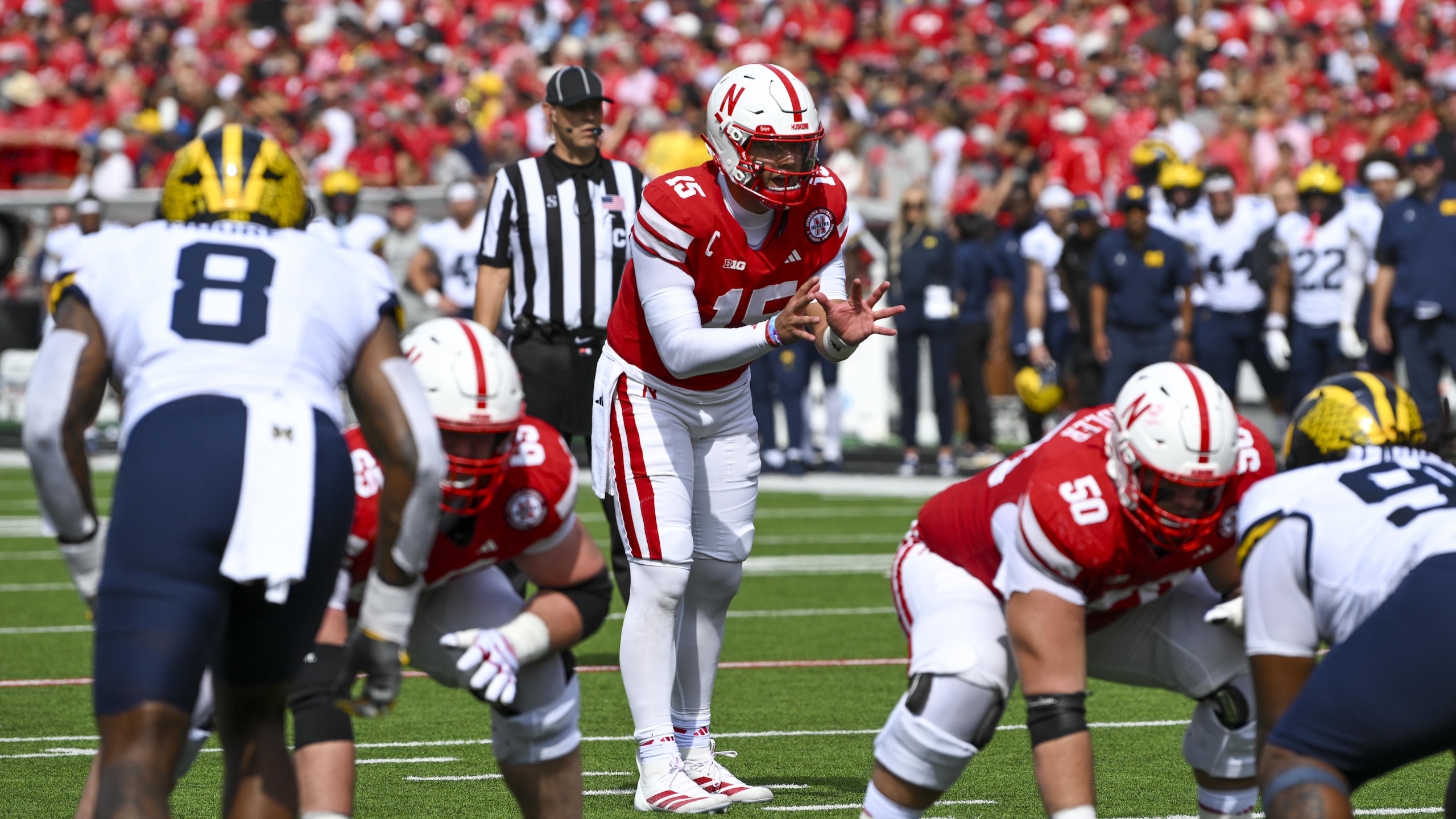 COLLEGE FOOTBALL: SEP 20 Michigan at Nebraska
