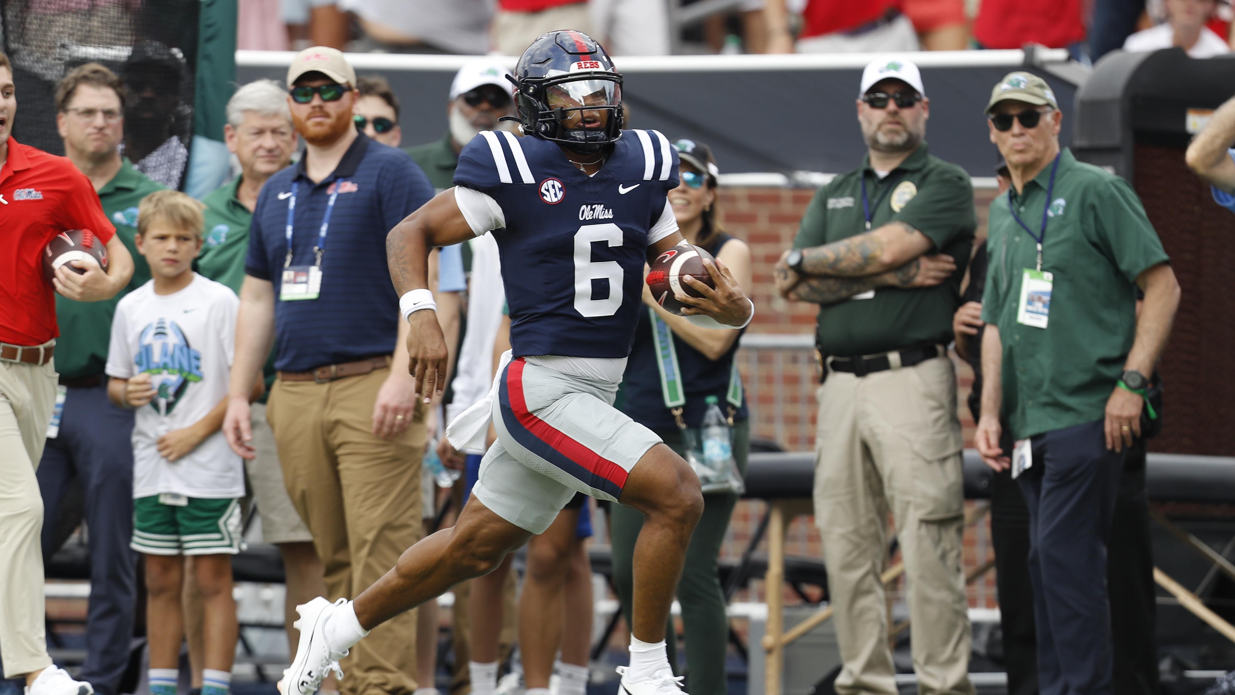 COLLEGE FOOTBALL: SEP 20 Tulane at Ole Miss