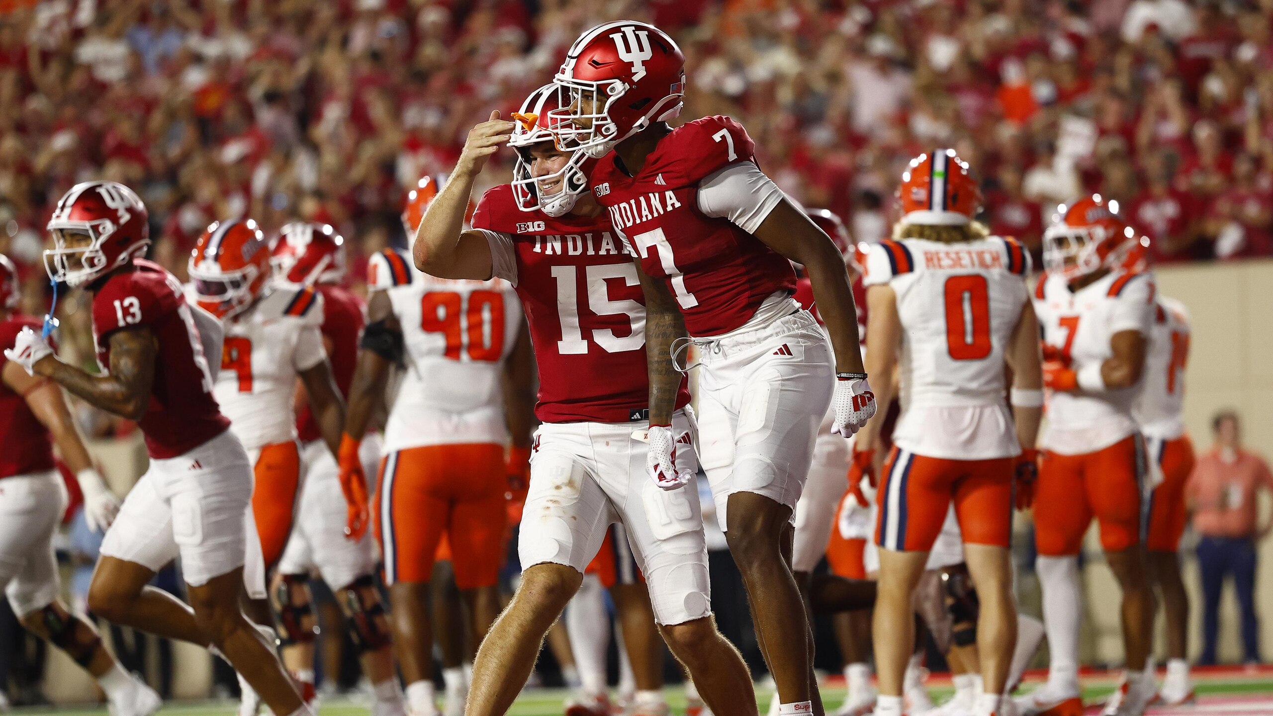 COLLEGE FOOTBALL: SEP 20 Illinois at Indiana