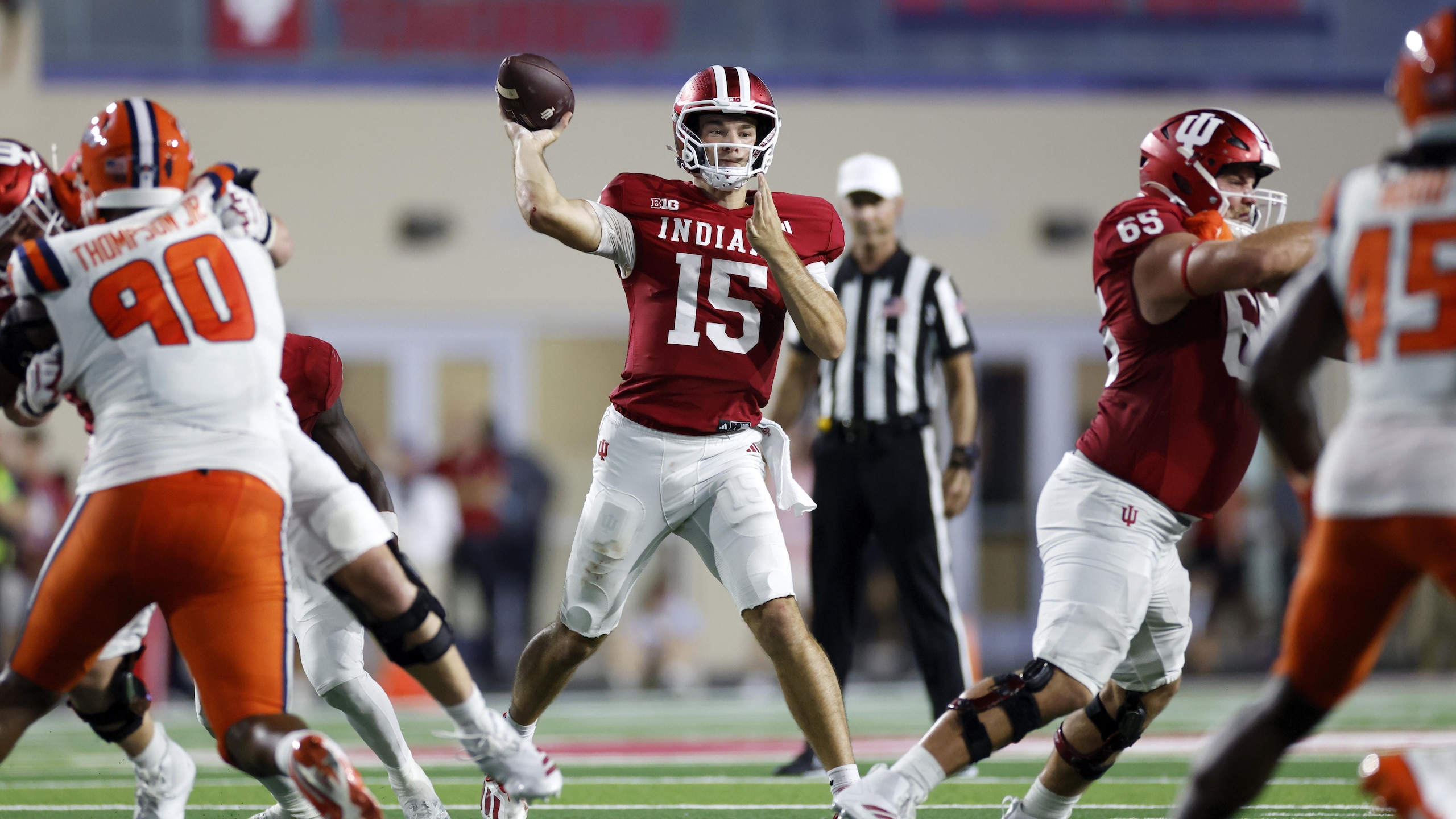 COLLEGE FOOTBALL: SEP 20 Illinois at Indiana