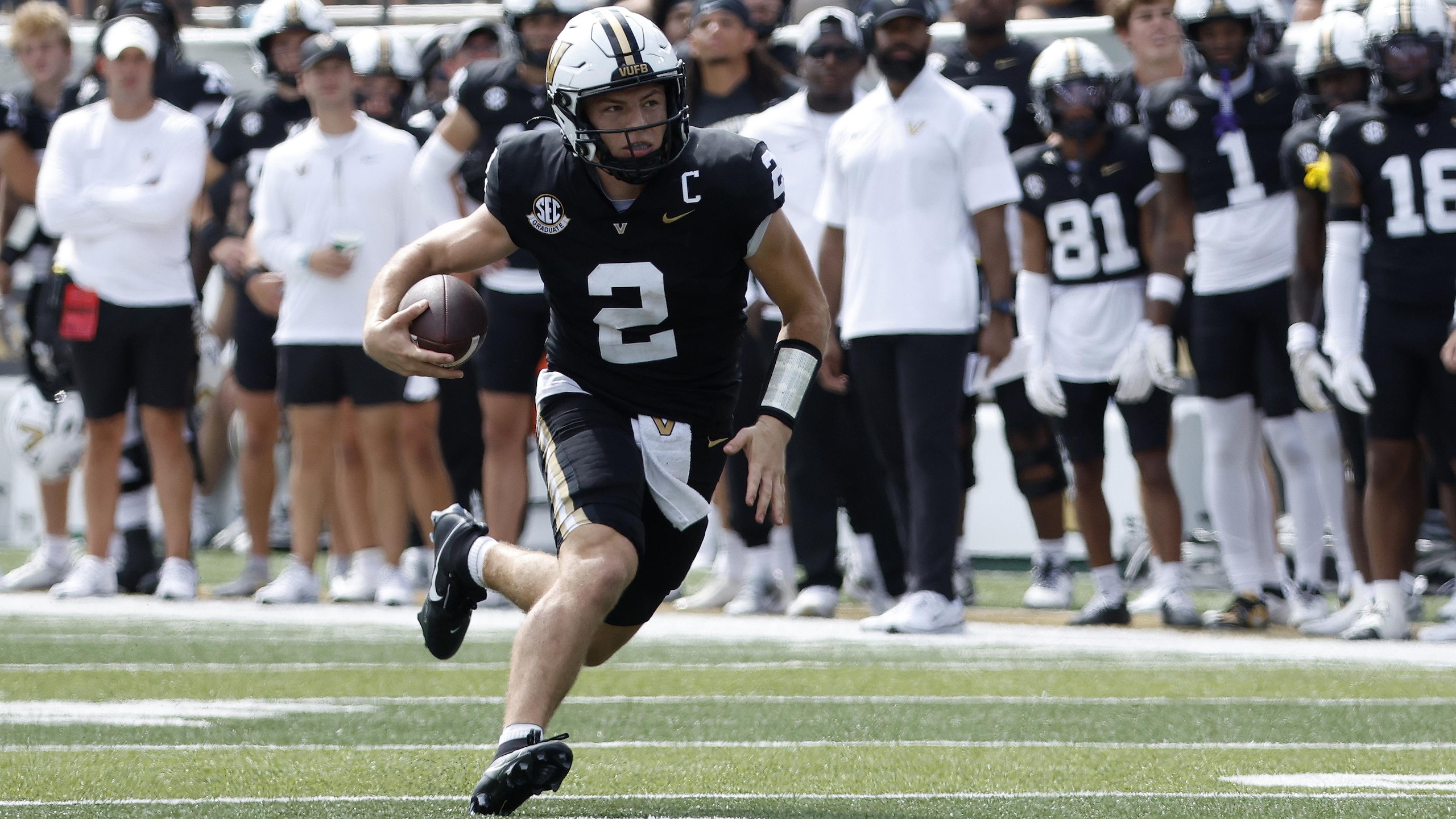 COLLEGE FOOTBALL: SEP 27 Utah State at Vanderbilt
