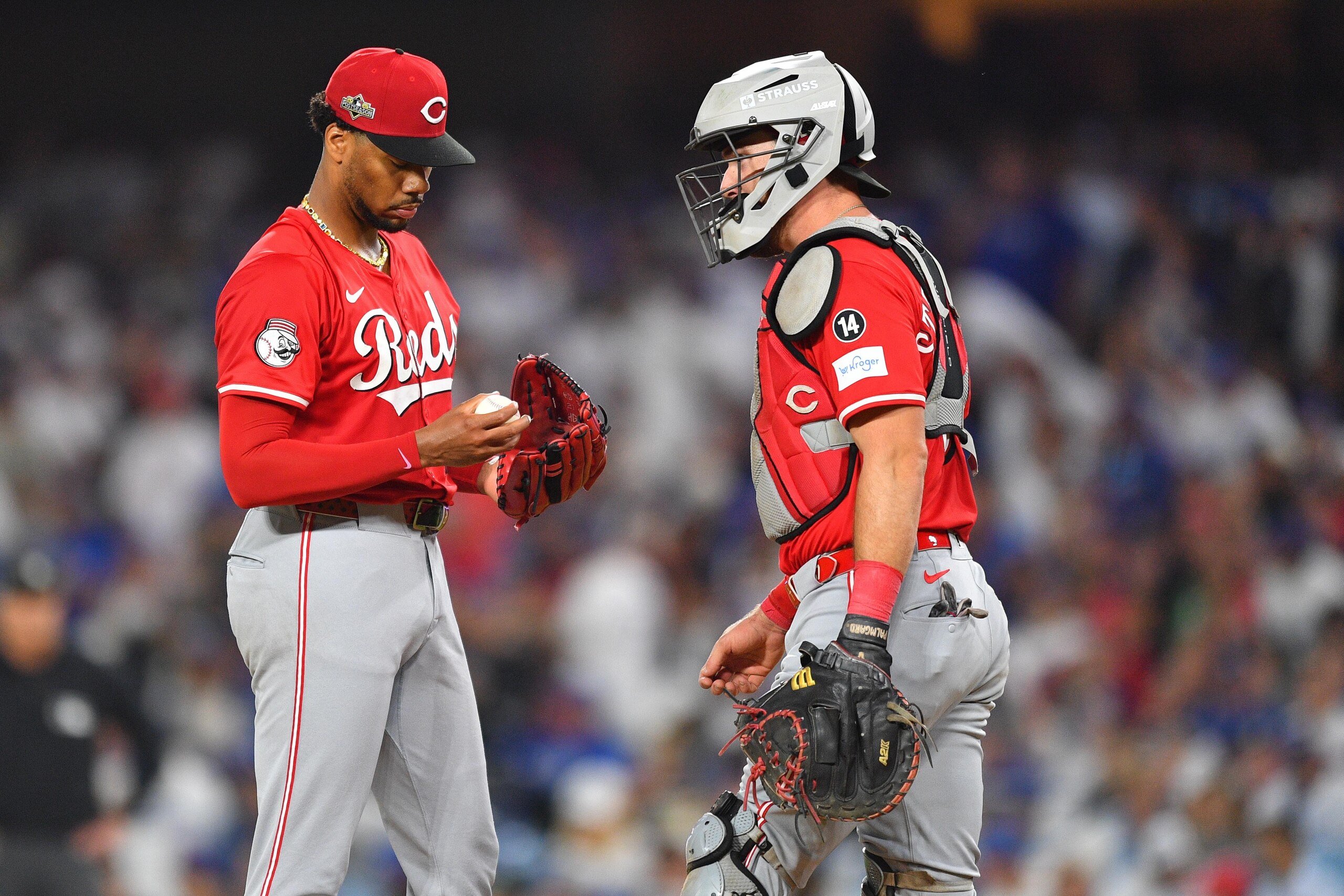 MLB: SEP 30 NL Wild Card - Reds at Dodgers