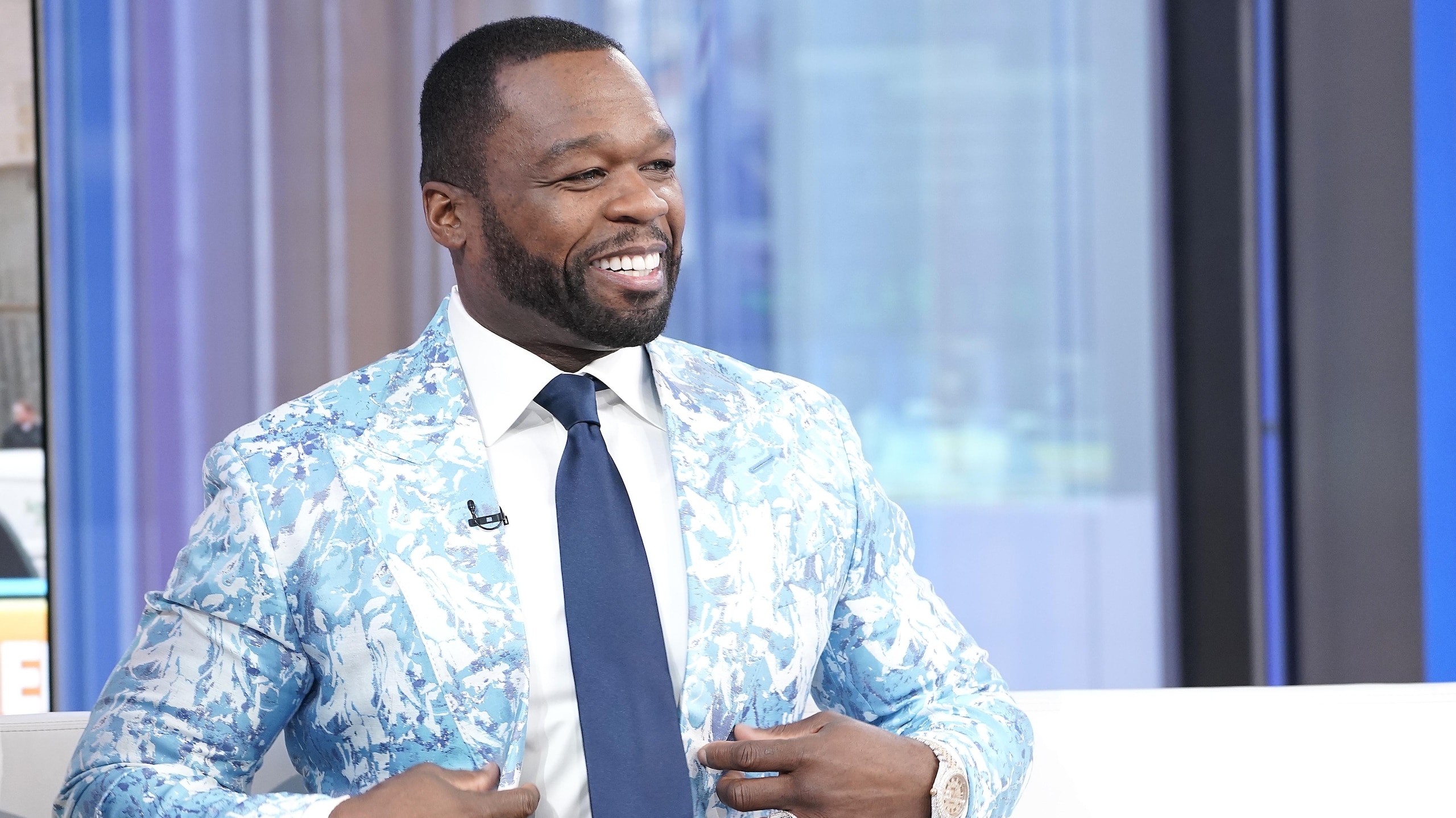 50 Cent Visits "Fox & Friends"