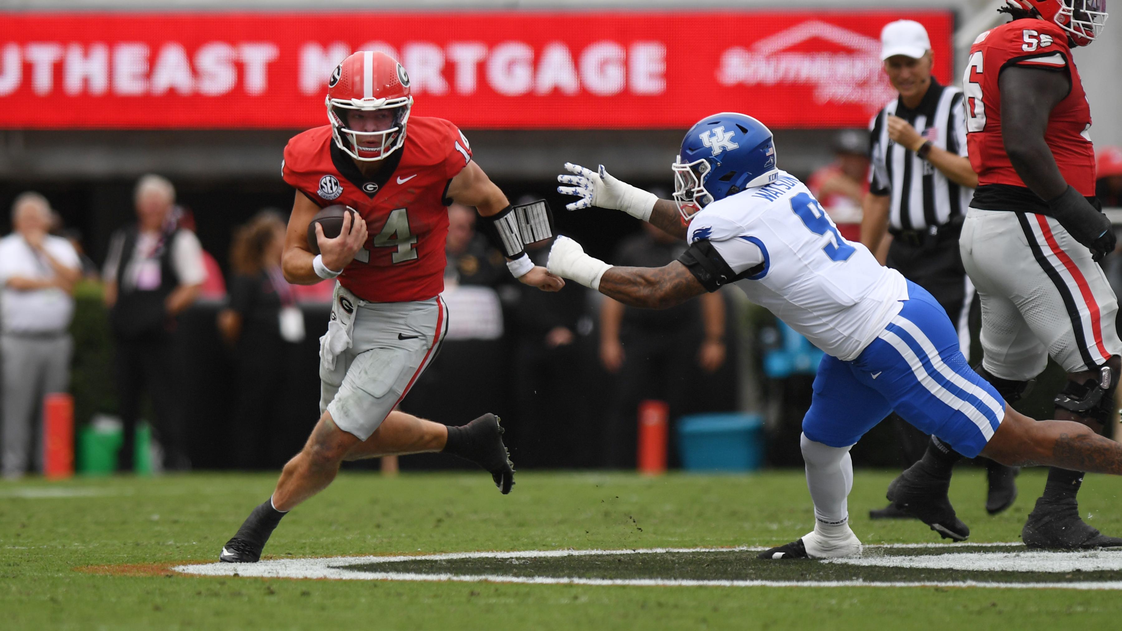 COLLEGE FOOTBALL: OCT 04 Kentucky at Georgia