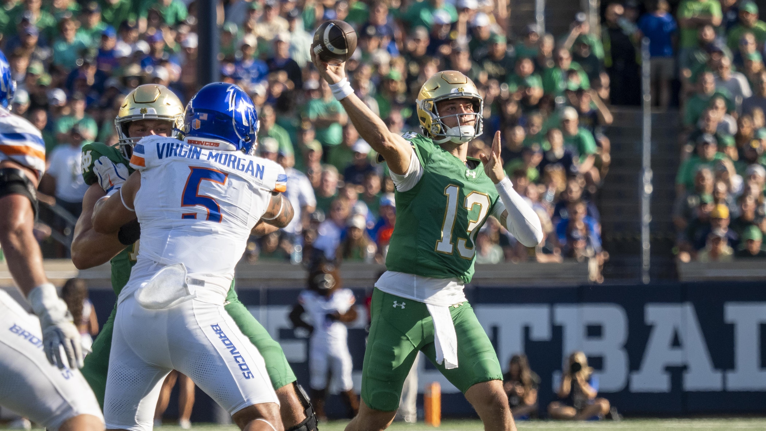 COLLEGE FOOTBALL: OCT 04 Boise State at Notre Dame