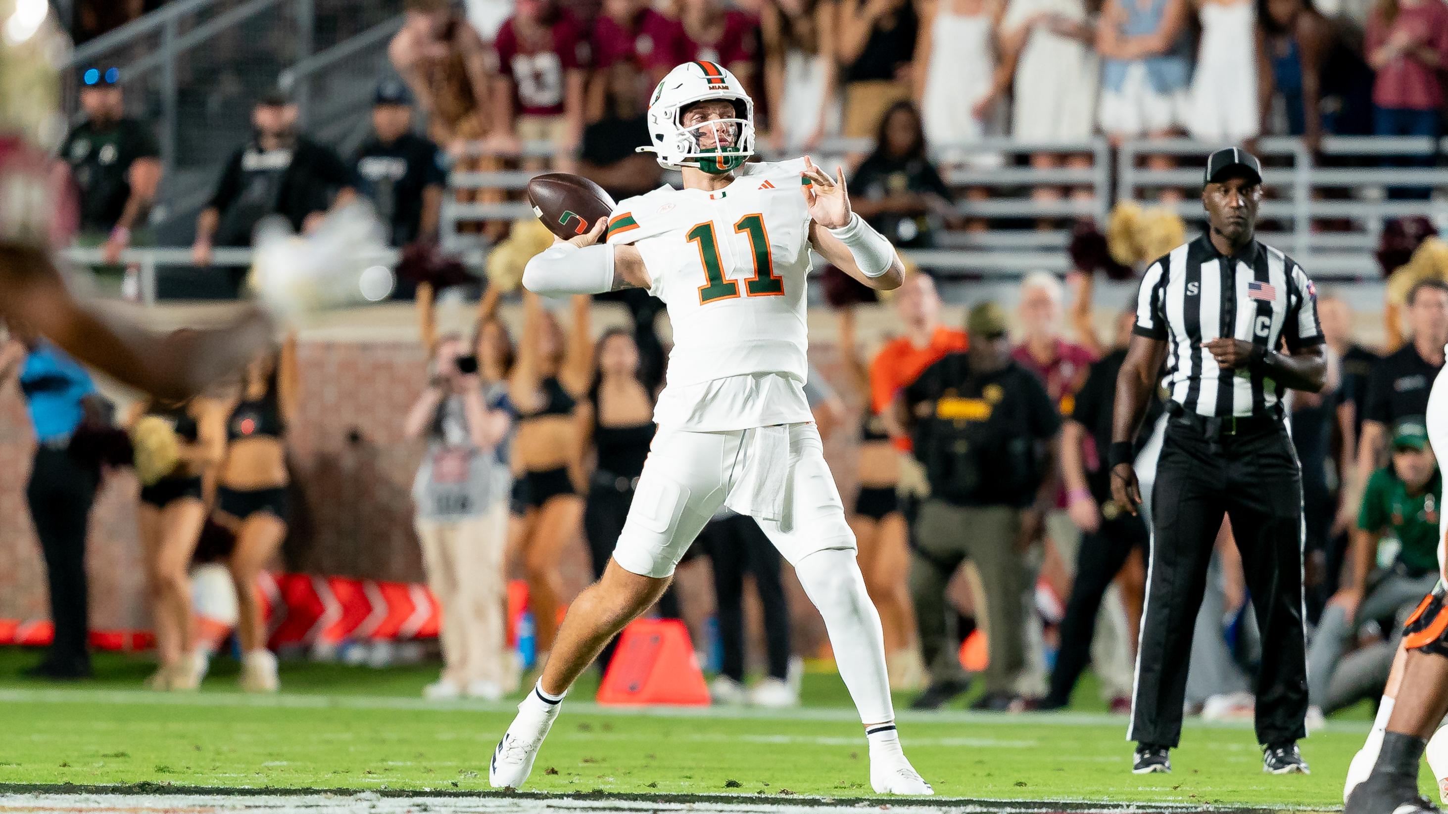 COLLEGE FOOTBALL: OCT 04 Miami at Florida State