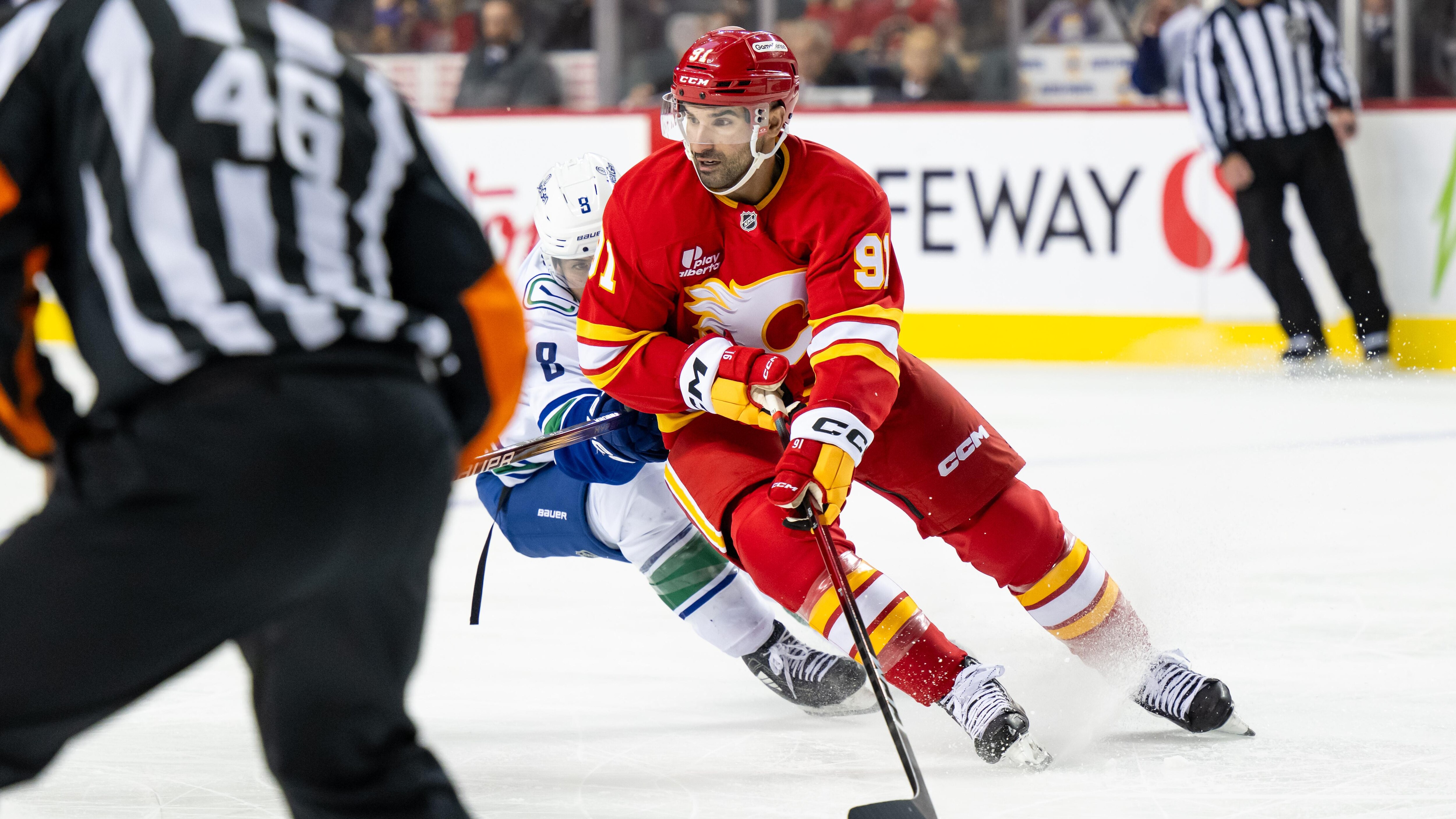 Vancouver Canucks v Calgary Flames