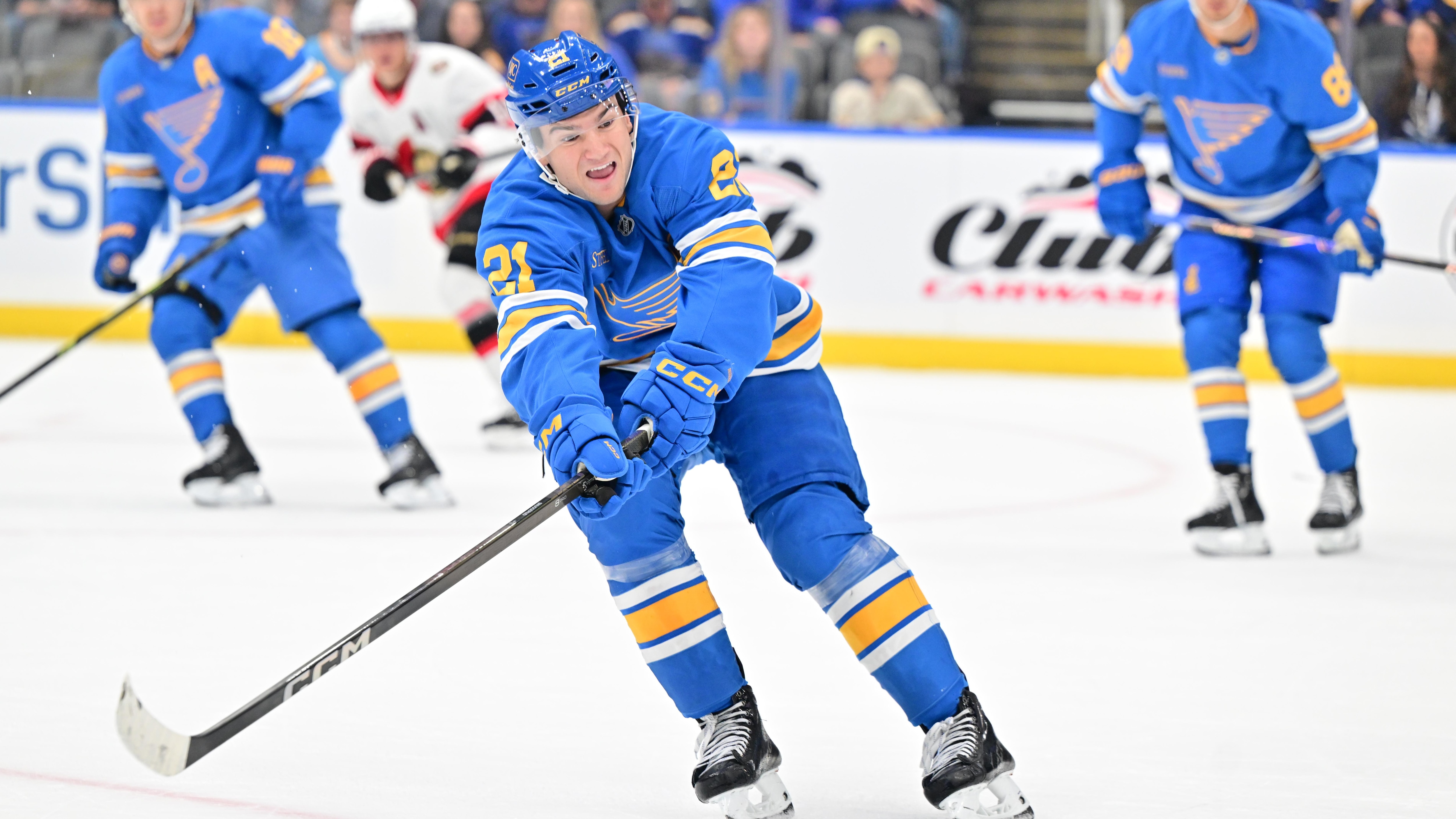 NHL: OCT 02 Preseason Senators at Blues